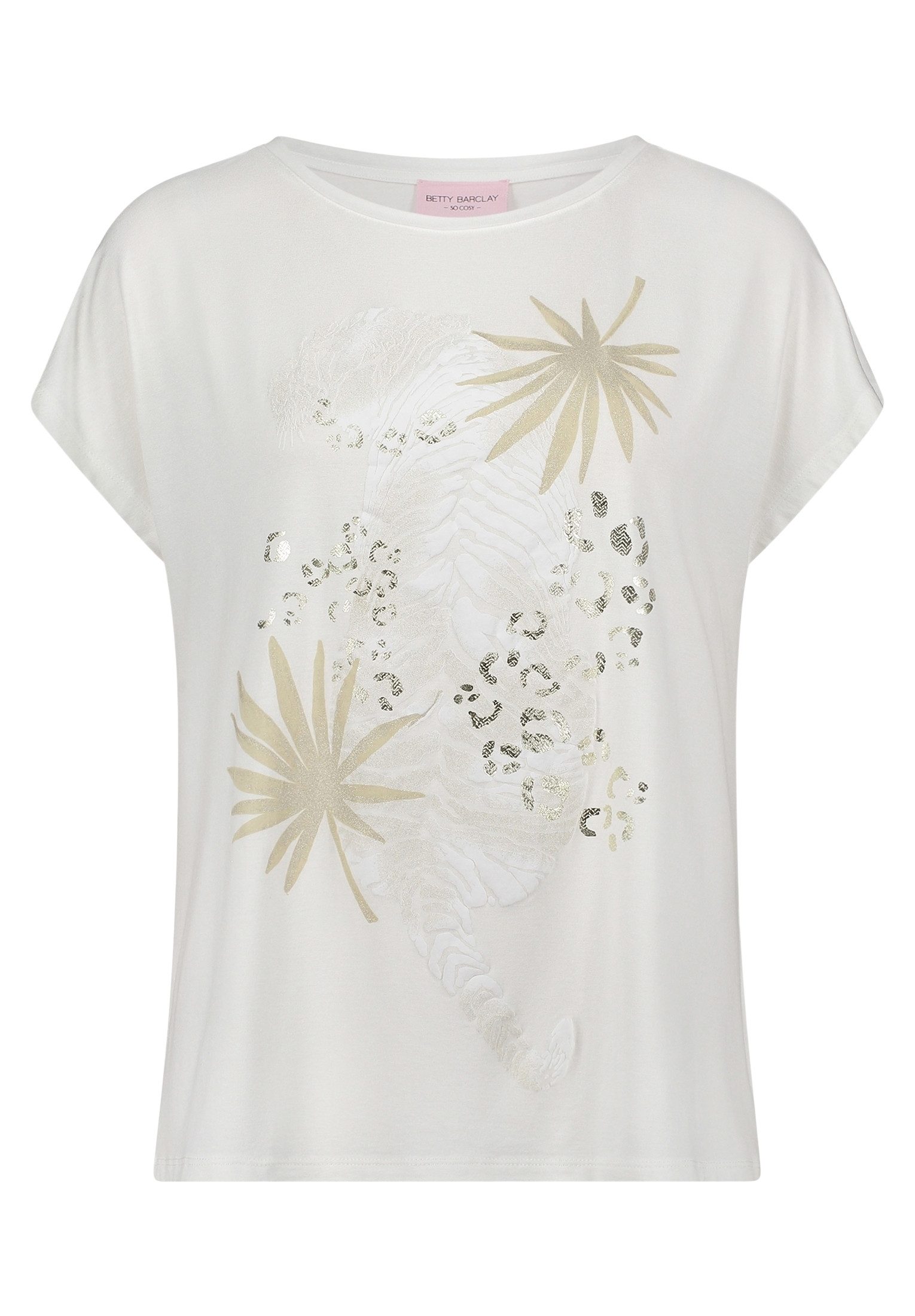 Kurzarmshirt Damen mit Aufdruck