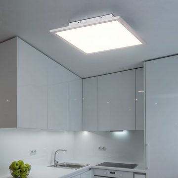 Globo LED Deckenleuchte, LED-Leuchtmittel fest verbaut, Warmweiß, LED Panel Deckenlampe Wohnzimmerleuchte Deckenleuchte