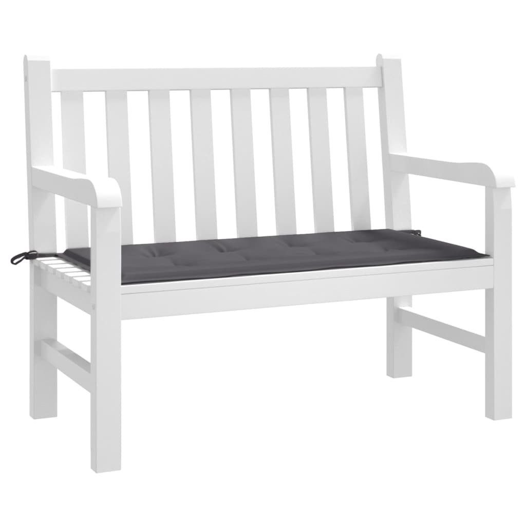 vidaXL Bankauflage, Gartenbank-Auflage Anthrazit 100x50x3 cm Oxford-Gewebe