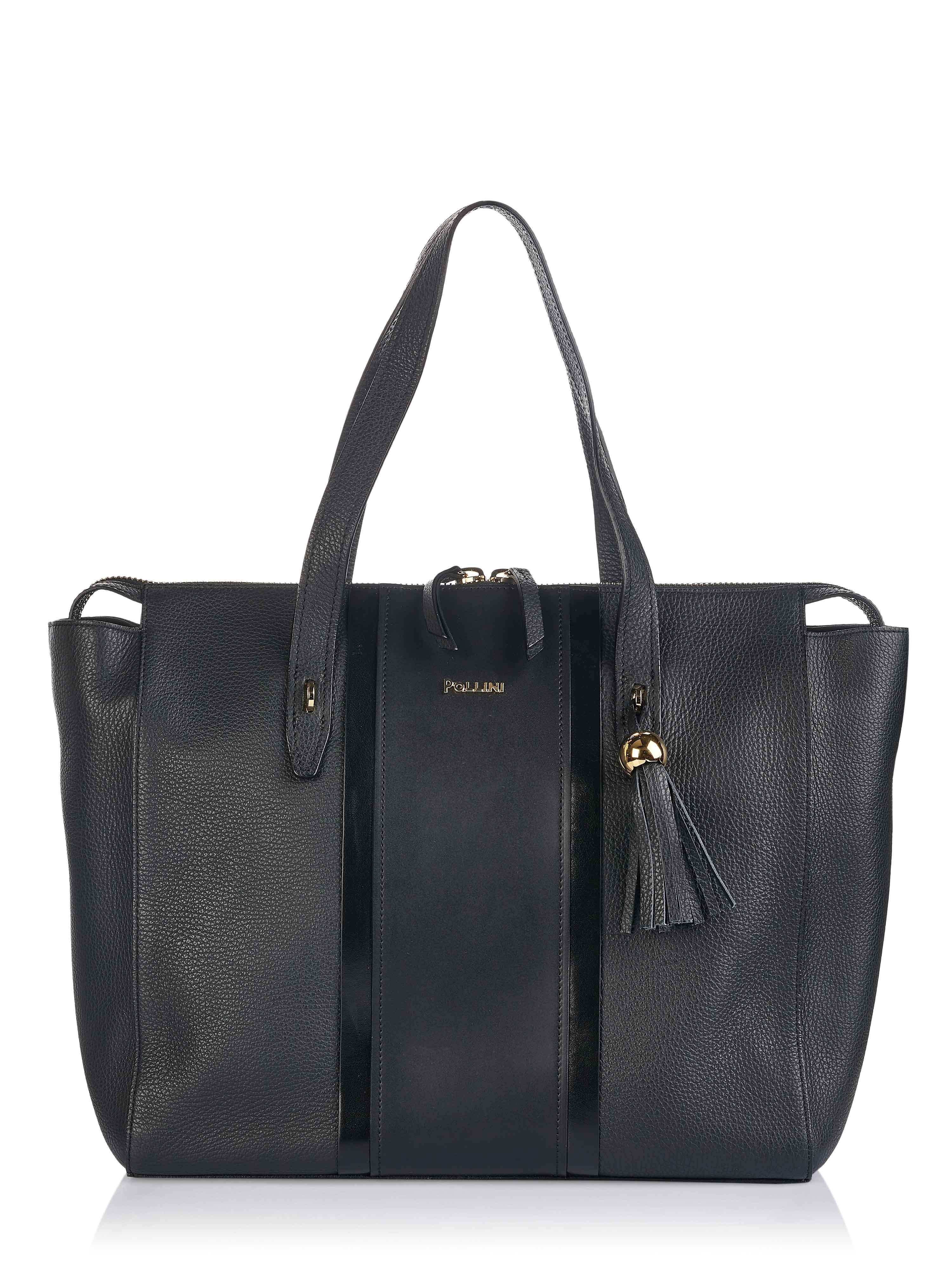 POLLINI Schultertasche Pollini Tasche schwarz