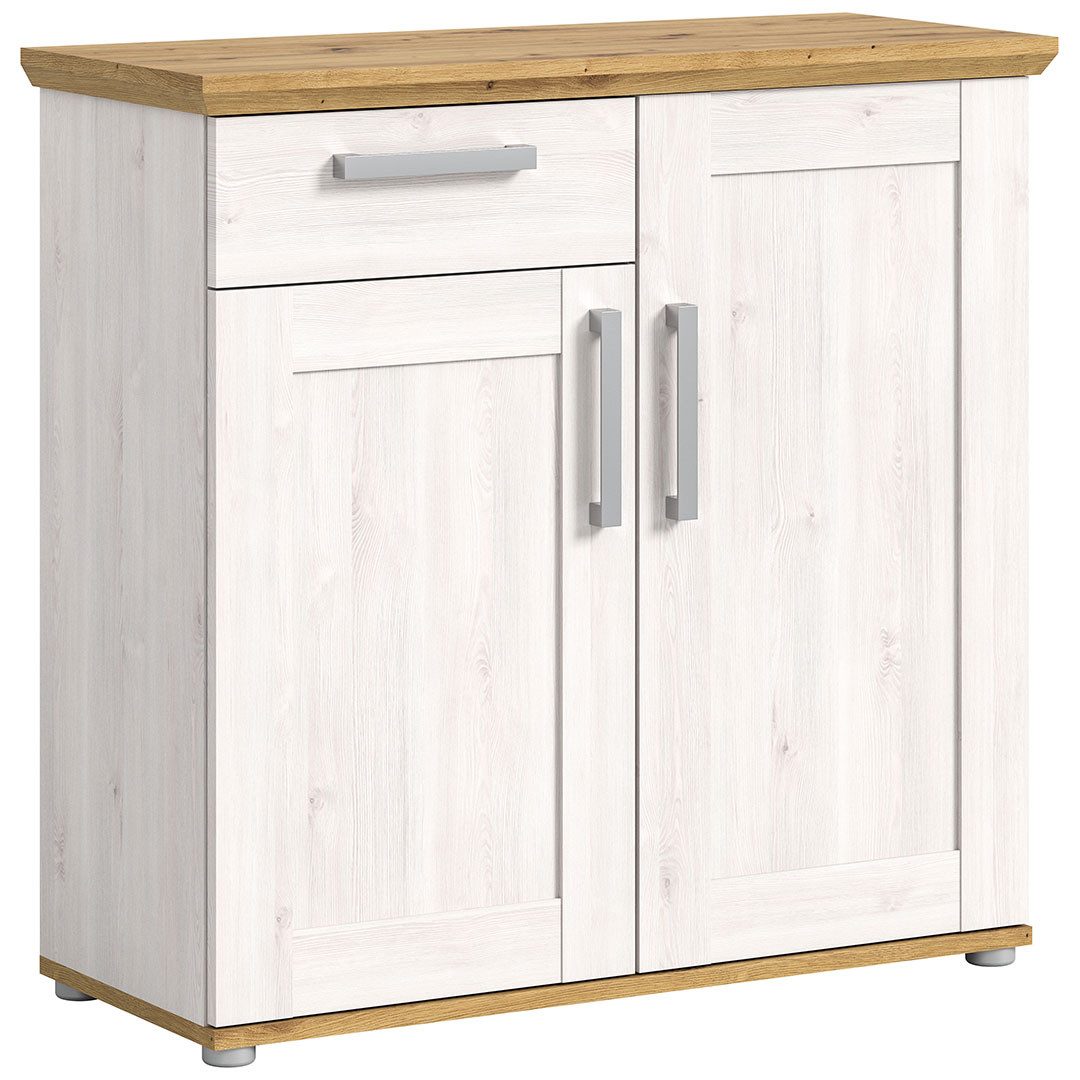 xonox.home Sideboard Verona Sideboard 1 Schublade 2 Türen Lärche Dekor.