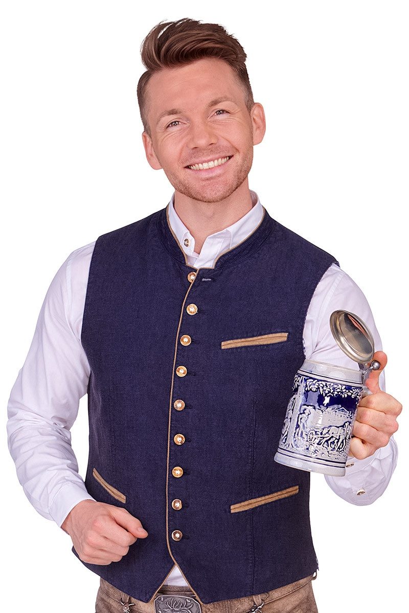 Maddox Trachtenweste Leinenweste - OLIVER - günstig online kaufen