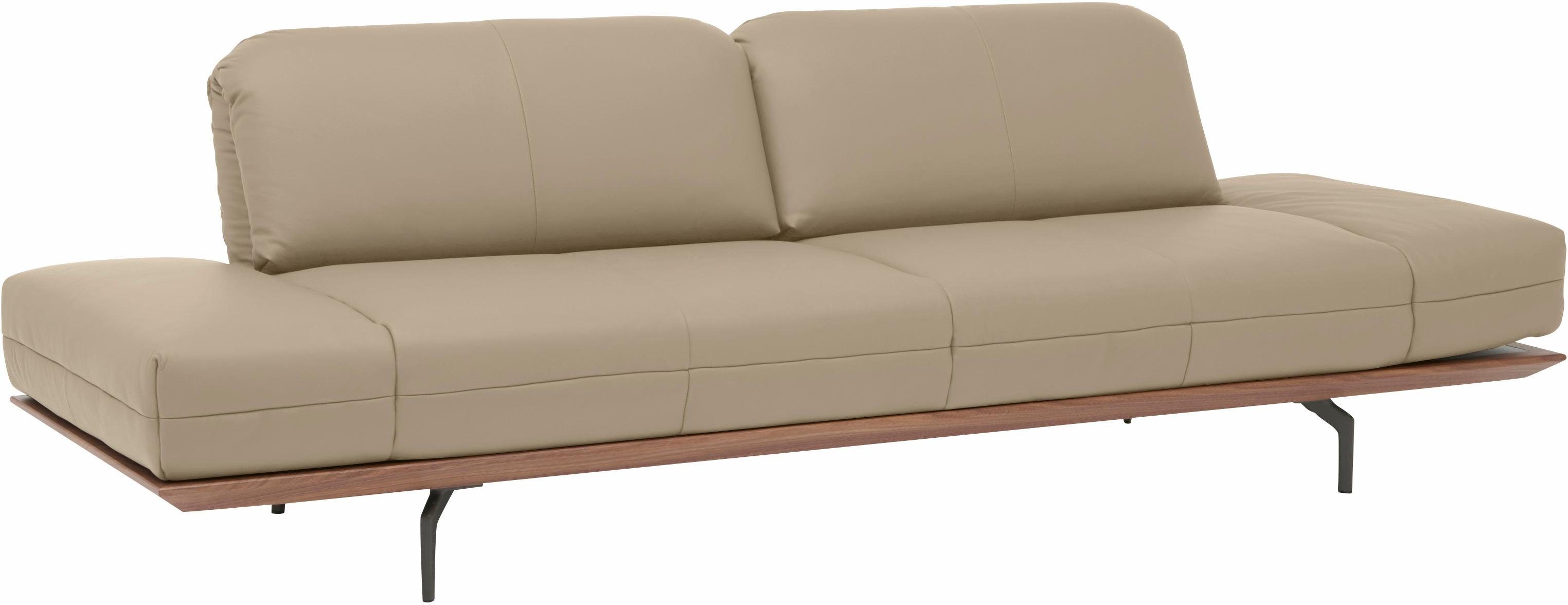hülsta sofa 3-Sitzer oder Nußbaum, hs.420, in cm Natur 2 Breite Eiche Holzrahmen Qualitäten, 232 in