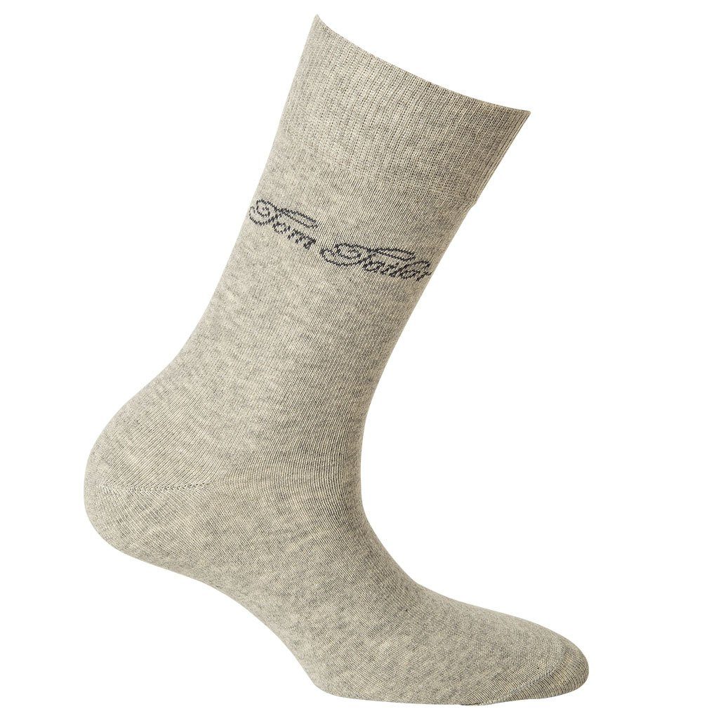 Pack Kurzsocken Hellgrau - Damen Socken einfarbig TAILOR TOM 3er Basic,