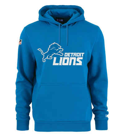 New Era Hoodie NFL Detroit Lions Team Logo and Name
