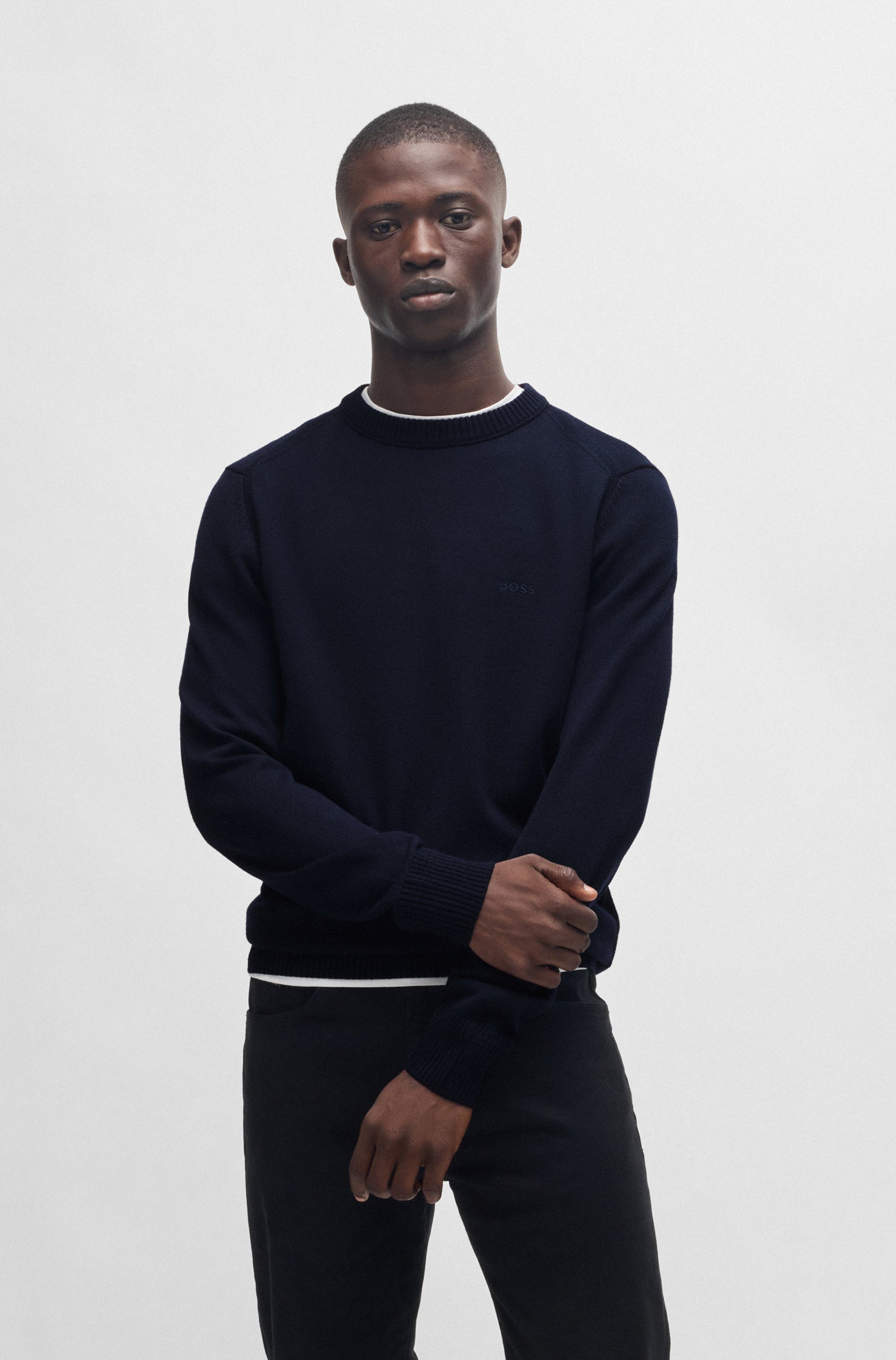 BOSS ORANGE Strickpullover Avac mit Schurwolle günstig online kaufen