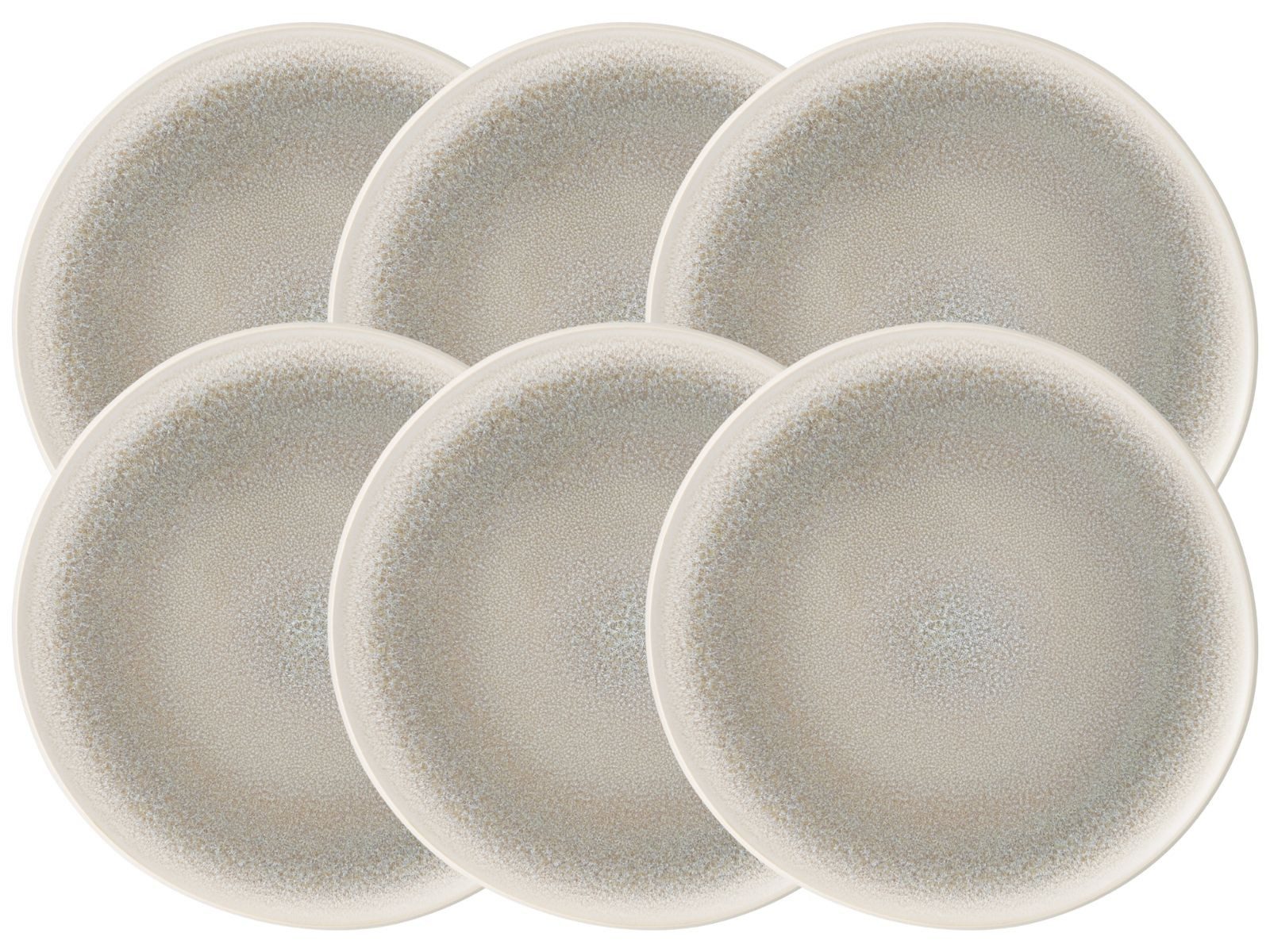 Rosenthal Teller-Set Rosenthal Junto Dune Teller flach 30 cm Set6, Steinzeug