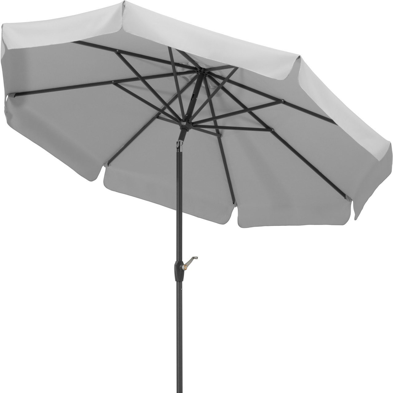 Schneider Schirme Marktschirm Schneider Sonnenschirm Orlando silbergrau Ø 270 cm
