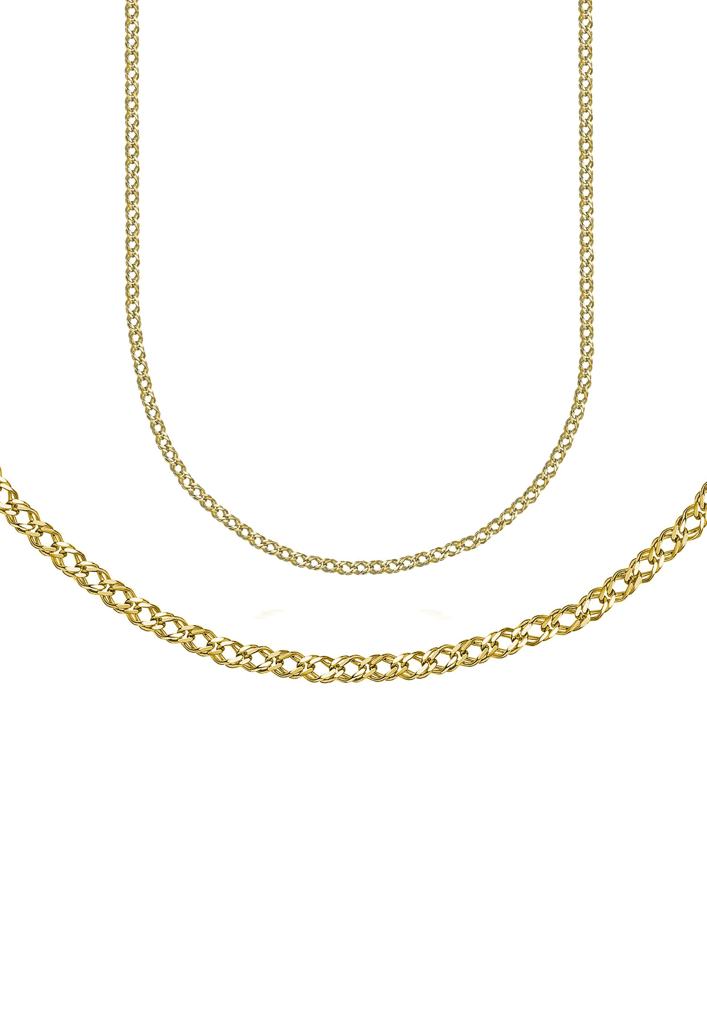 Firetti Collierkettchen Schmuck Geschenk Silber 925 Fantasiekettengliederung 4,4 mm breit, Made in Germany
