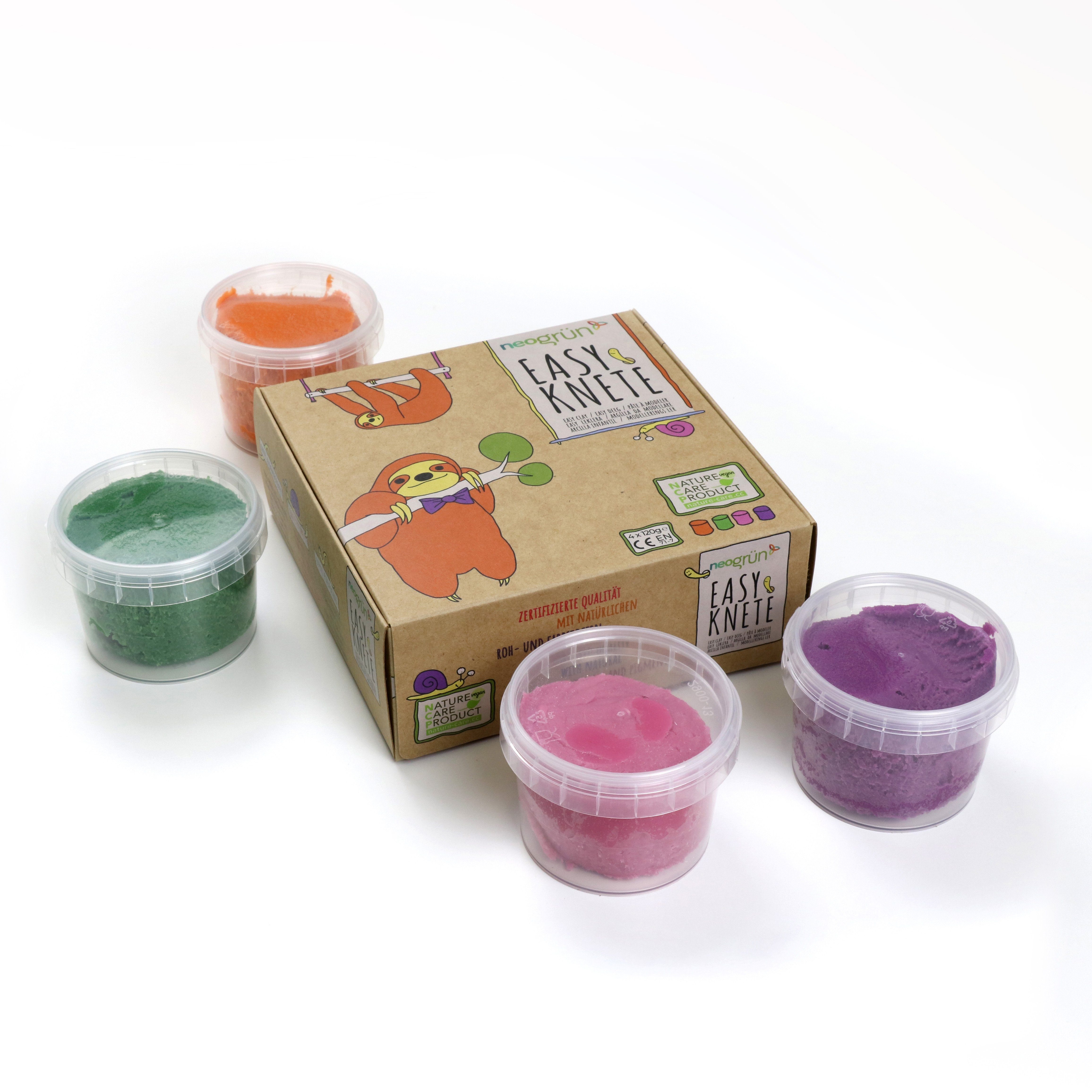 neogrün Knete Easy-Knete 4er Set “Loki”