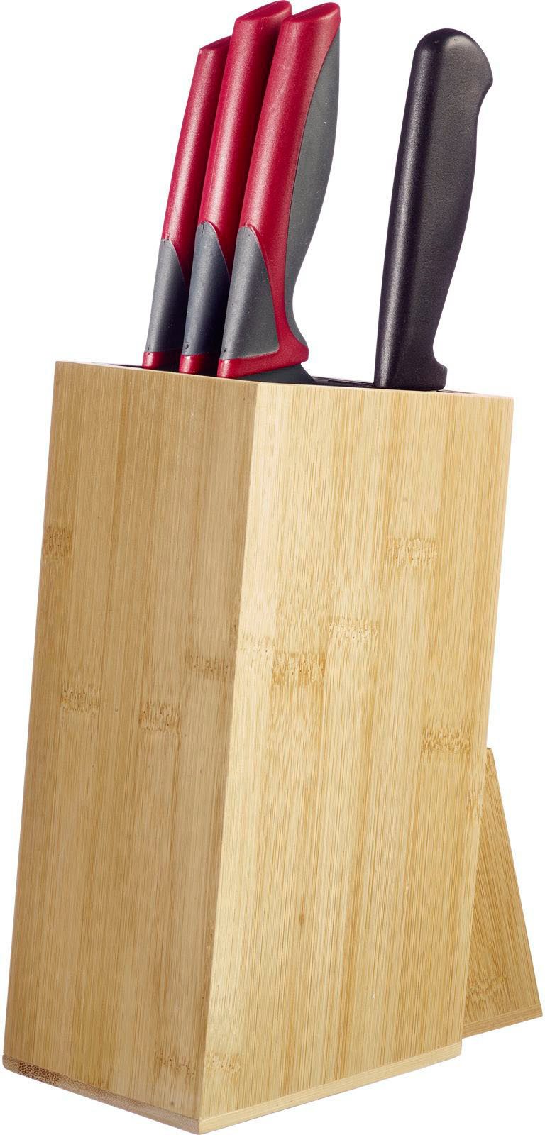 WESTMARK Magnet-Messerblock (1tlg), Bambus, mit herausnehmbaren Einsatz