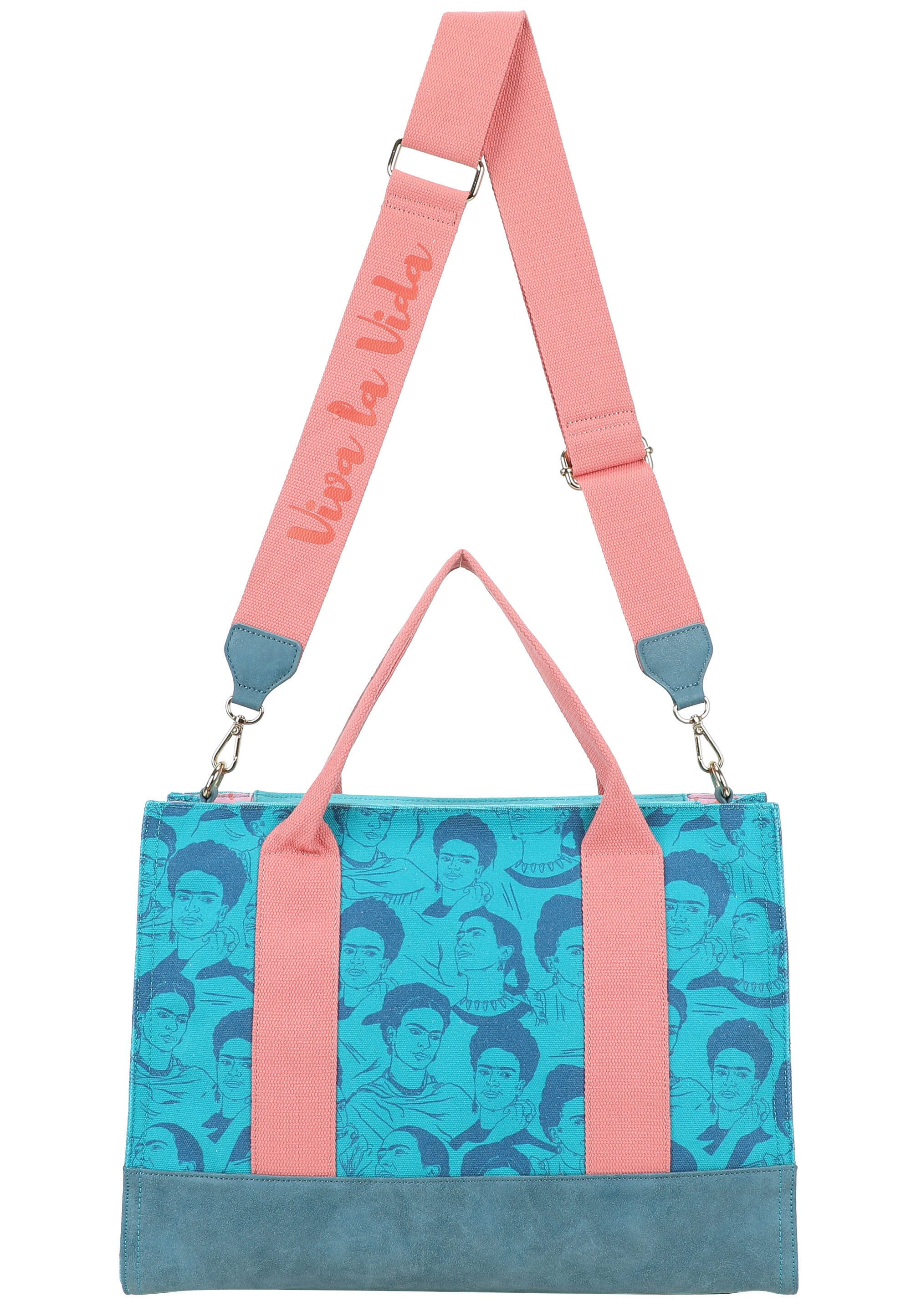 Fritzi aus Preußen Shopper Fritzi x Frida Kahlo (2-tlg), mit All-Over-Print