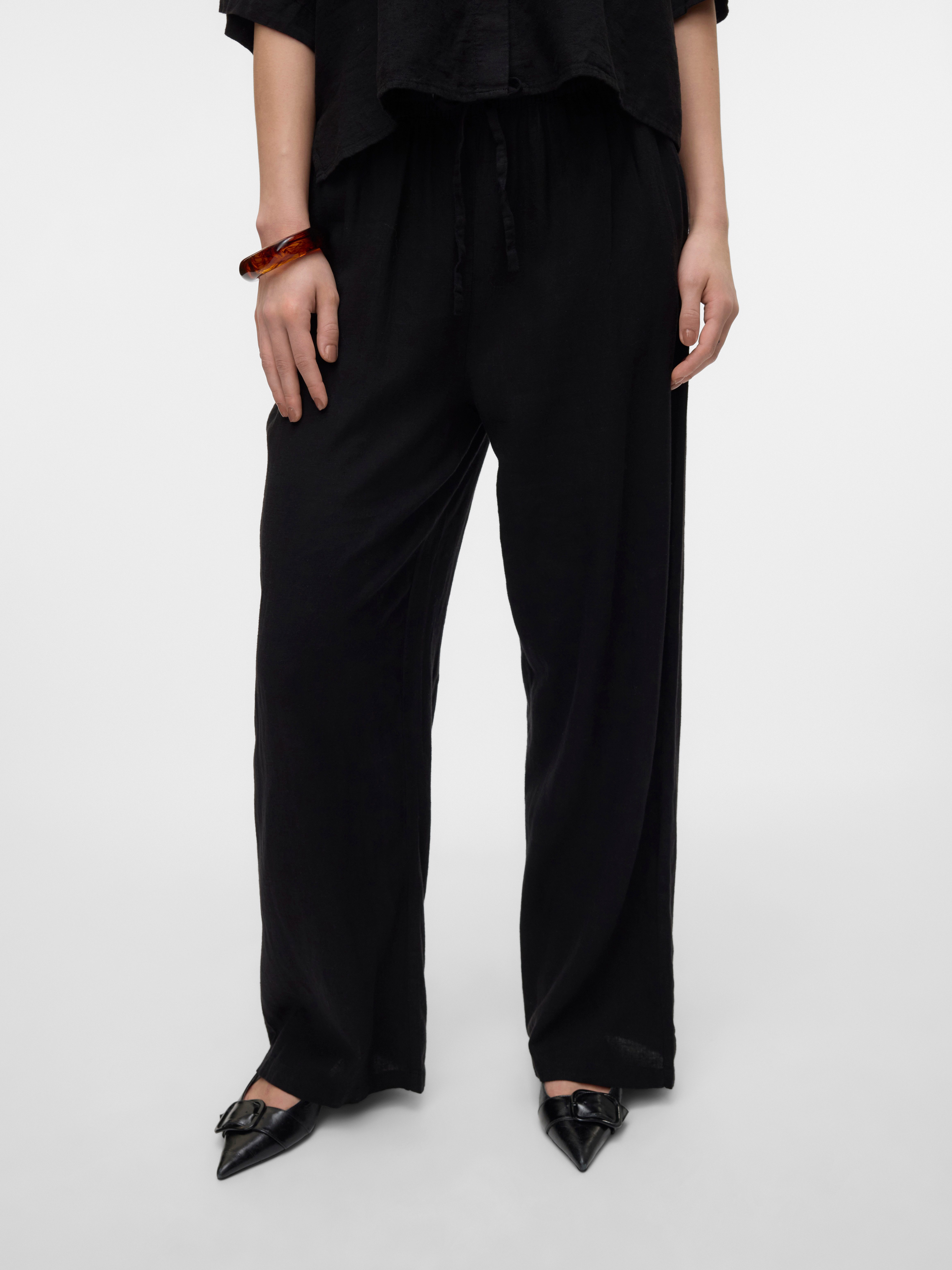 Vero Moda Schlupfhose VMLINN LINEN PANTS WVN NOOS Sommerhose, mit Leinen günstig online kaufen