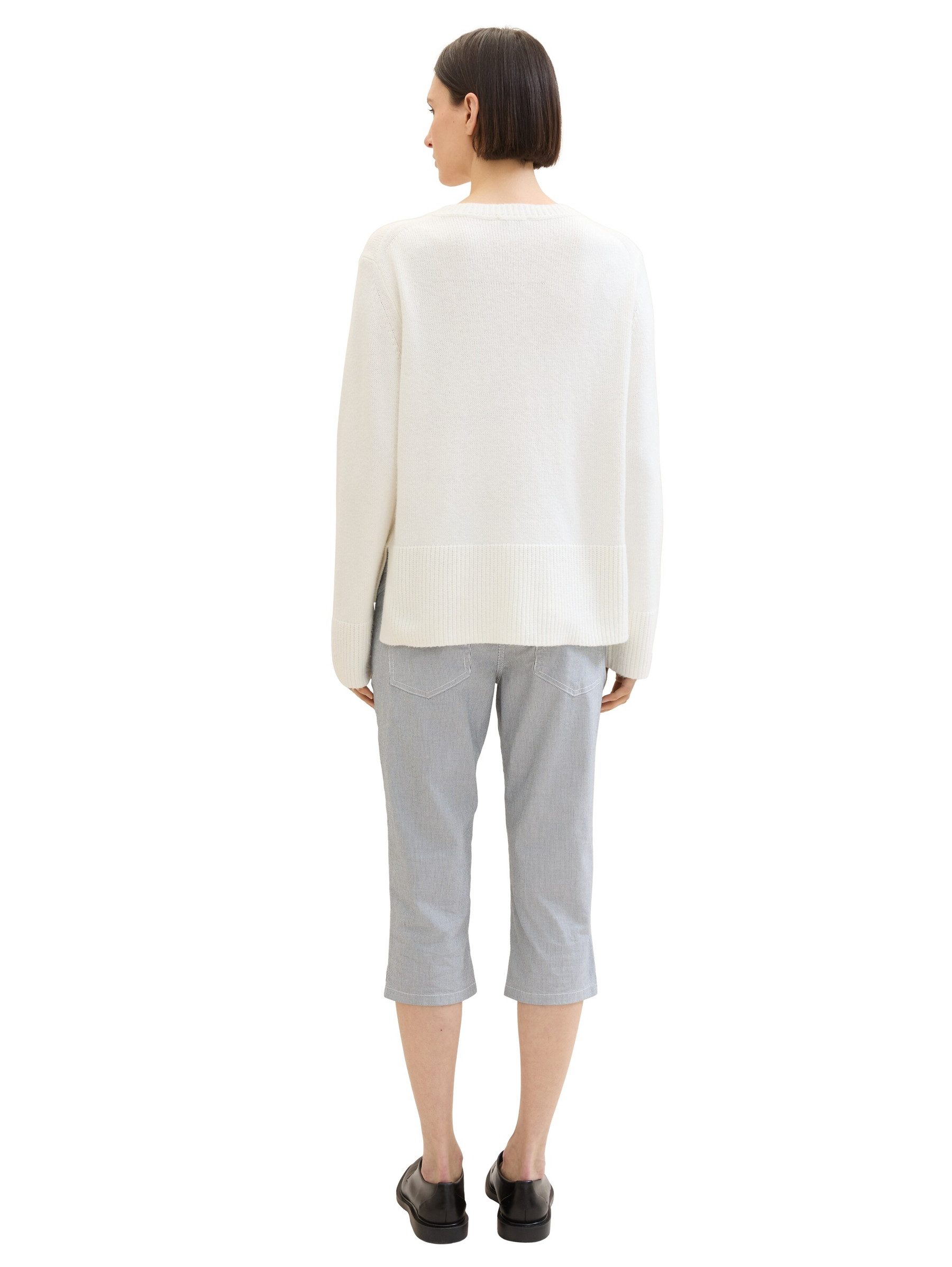 TOM TAILOR Stoffhose Tapered Relaxed 3/4 günstig online kaufen