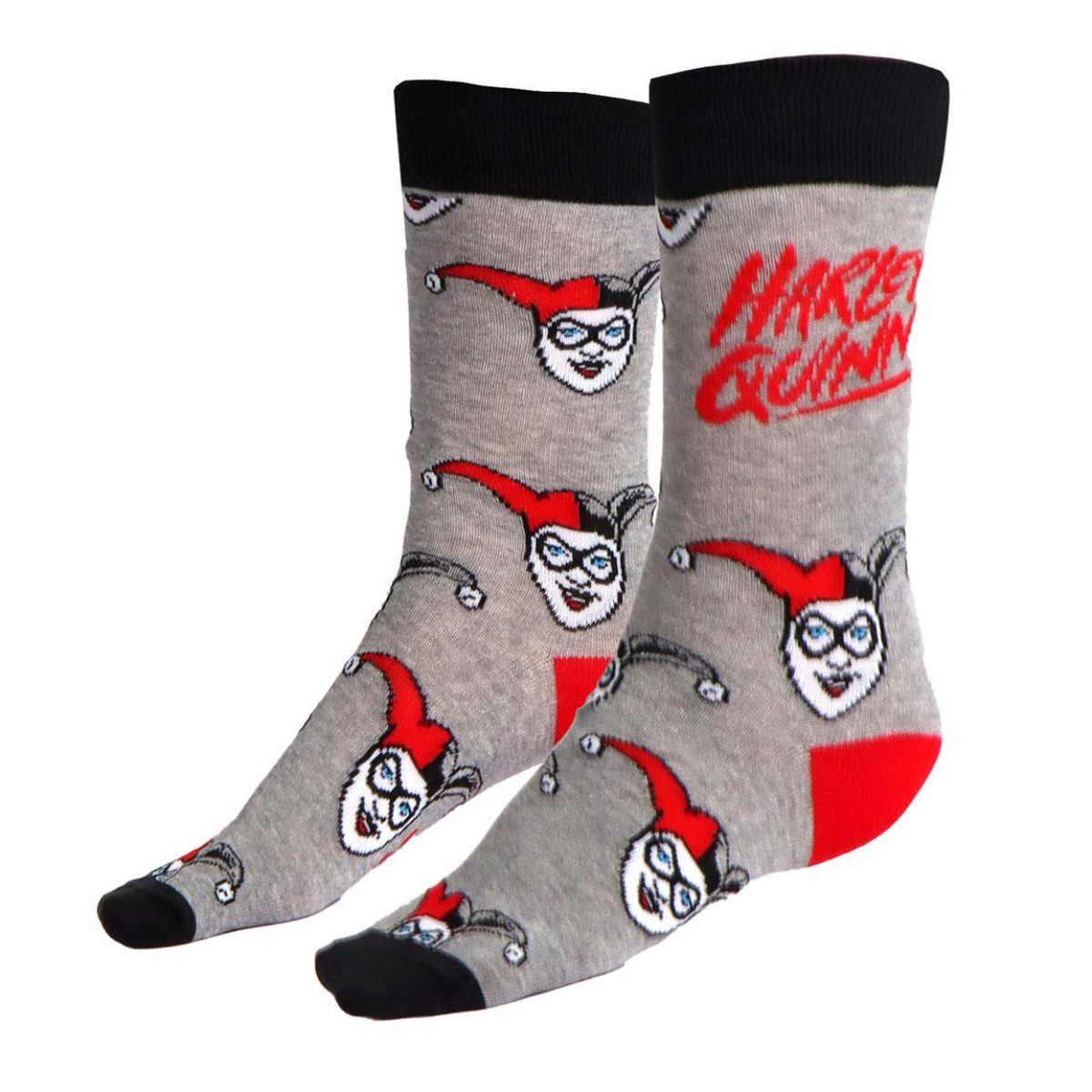 Cerda Socken Harley Quinn Ein-Paar Baumwollsocken Freizeit und Alltagssocken 36-43