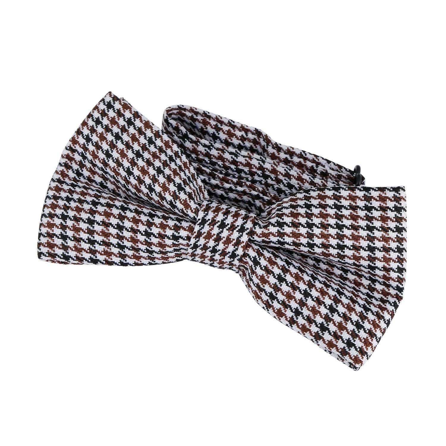 DonDon Fliege edle Schleife mit Karos vorgebunden (Packung, 1-St) bereits gebunden, verstellbar, kariert