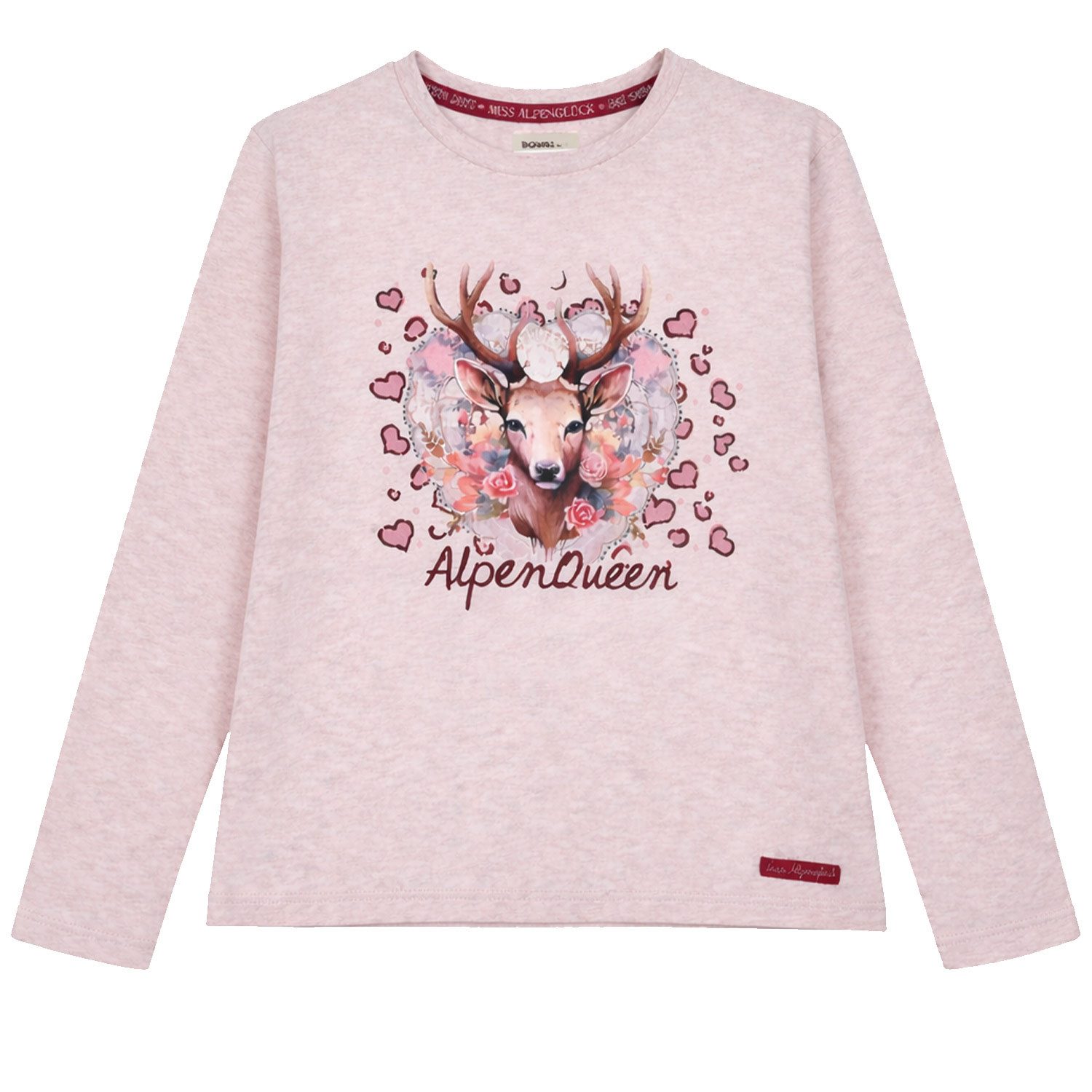 T-Shirt BONDI Mädchen Langarmshirt 'Alpen Queen' 26101, P
