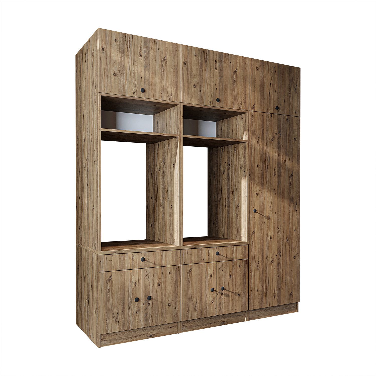 Roomart Waschmaschinenumbauschrank (Waschmaschinenschrank Trocknerschrank m günstig online kaufen
