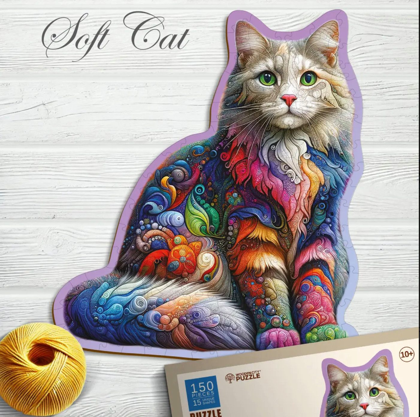 Wooden City Puzzle WOODEN CITY Holzpuzzle 150 Puzzleteile Tierpuzzle, 150 P günstig online kaufen