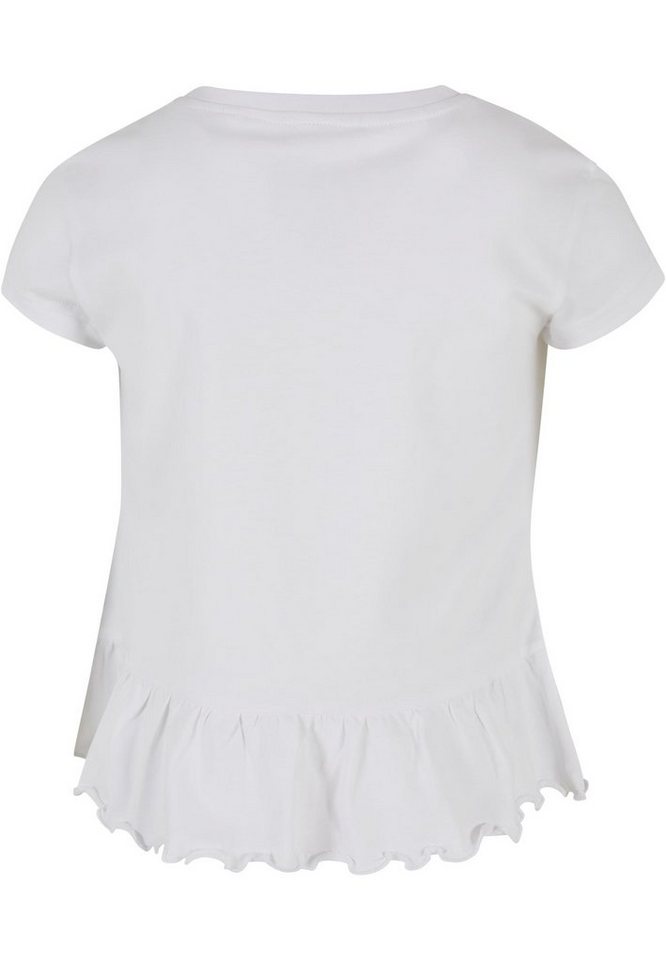 URBAN CLASSICS Kurzarmshirt Kinder Girls Organic Volant Tee (1-tlg)