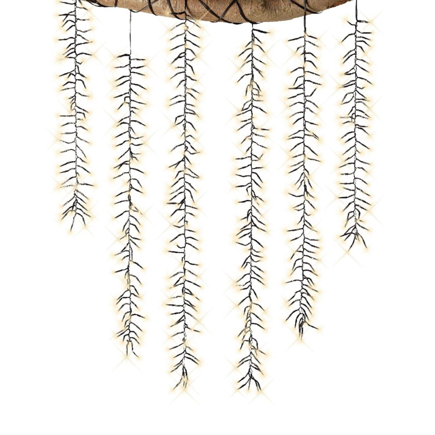 MARELIDA LED-Lichterkette Kaskade Baumbeleuchtung 6Stränge Cluster günstig online kaufen