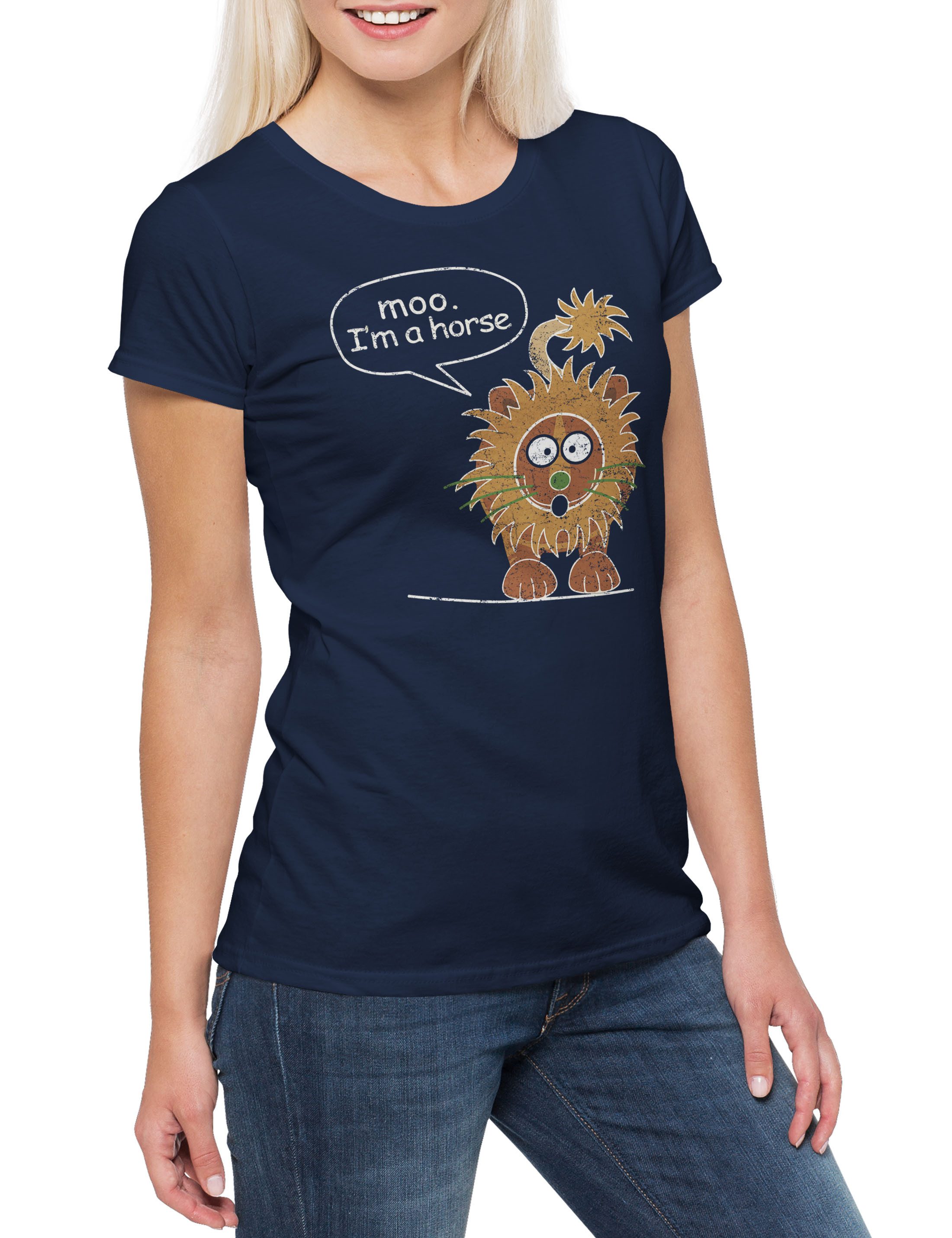 Urban Backwoods Print-Shirt Moo I'm A günstig online kaufen