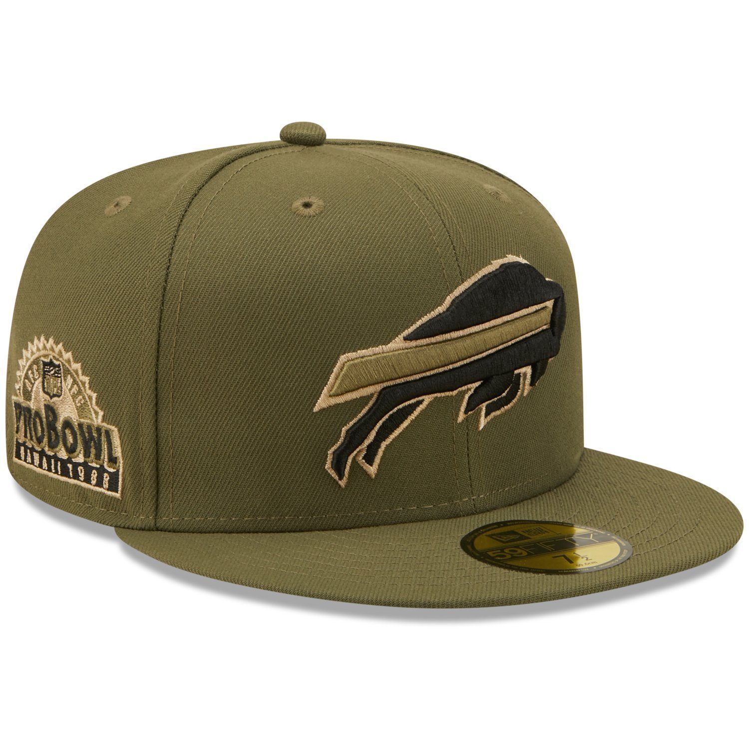 New Era ProBowl Superbowl NFL 59Fifty Bills Fitted Buffalo Cap Throwback