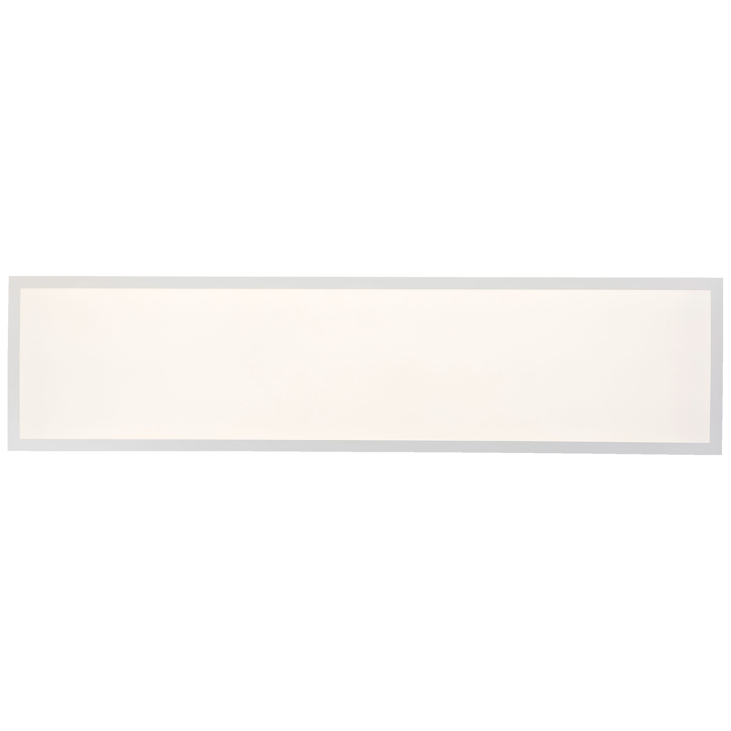 Lightbox LED Panel, LED fest integriert, Neutralweiß, LED Deckenaufbau-Paneel, 120x30 cm, 4600 lm, 4000 K, Aluminium, weiß