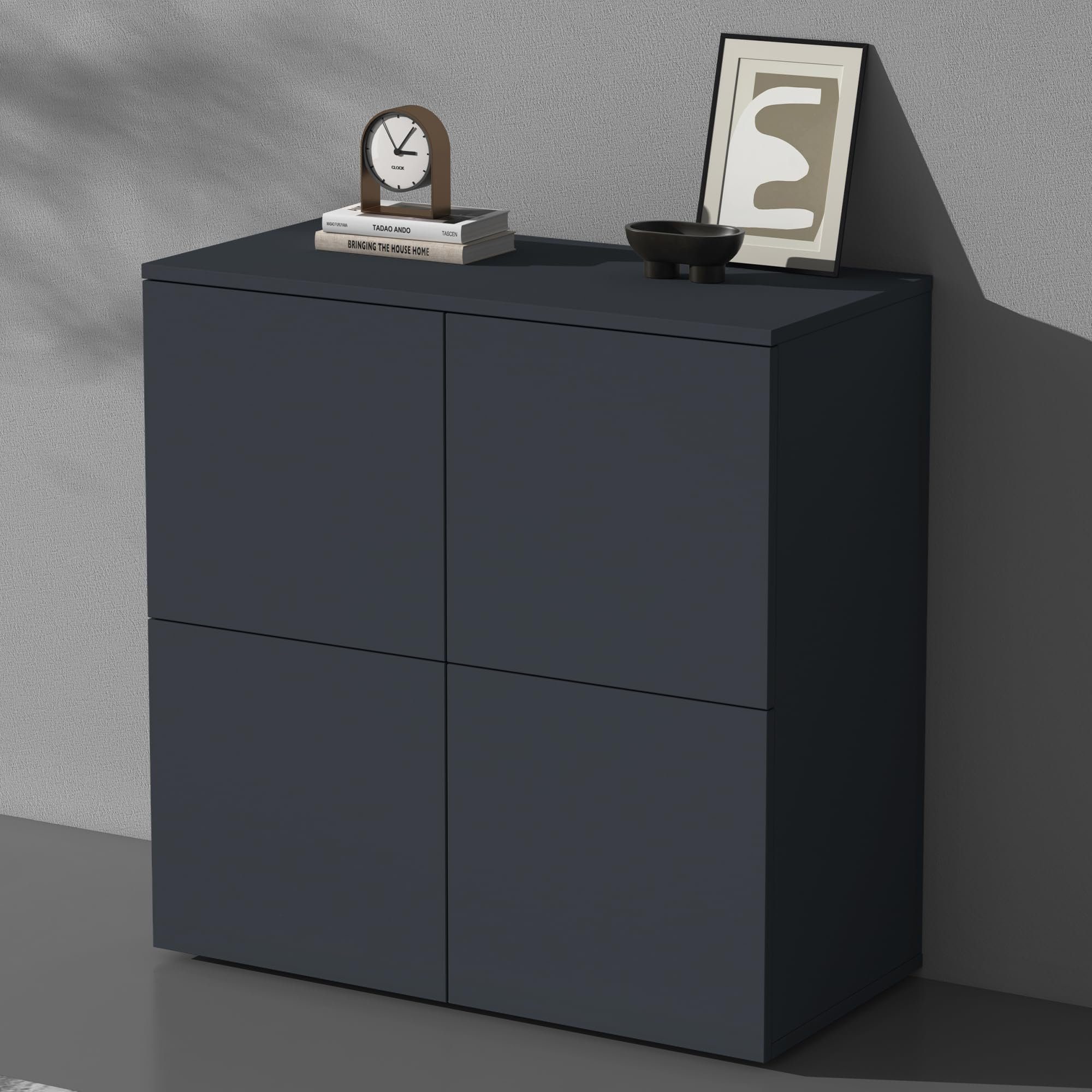 doporro Sideboard Kommode Möbel Mehrzweckschrank Push-to-Open günstig online kaufen