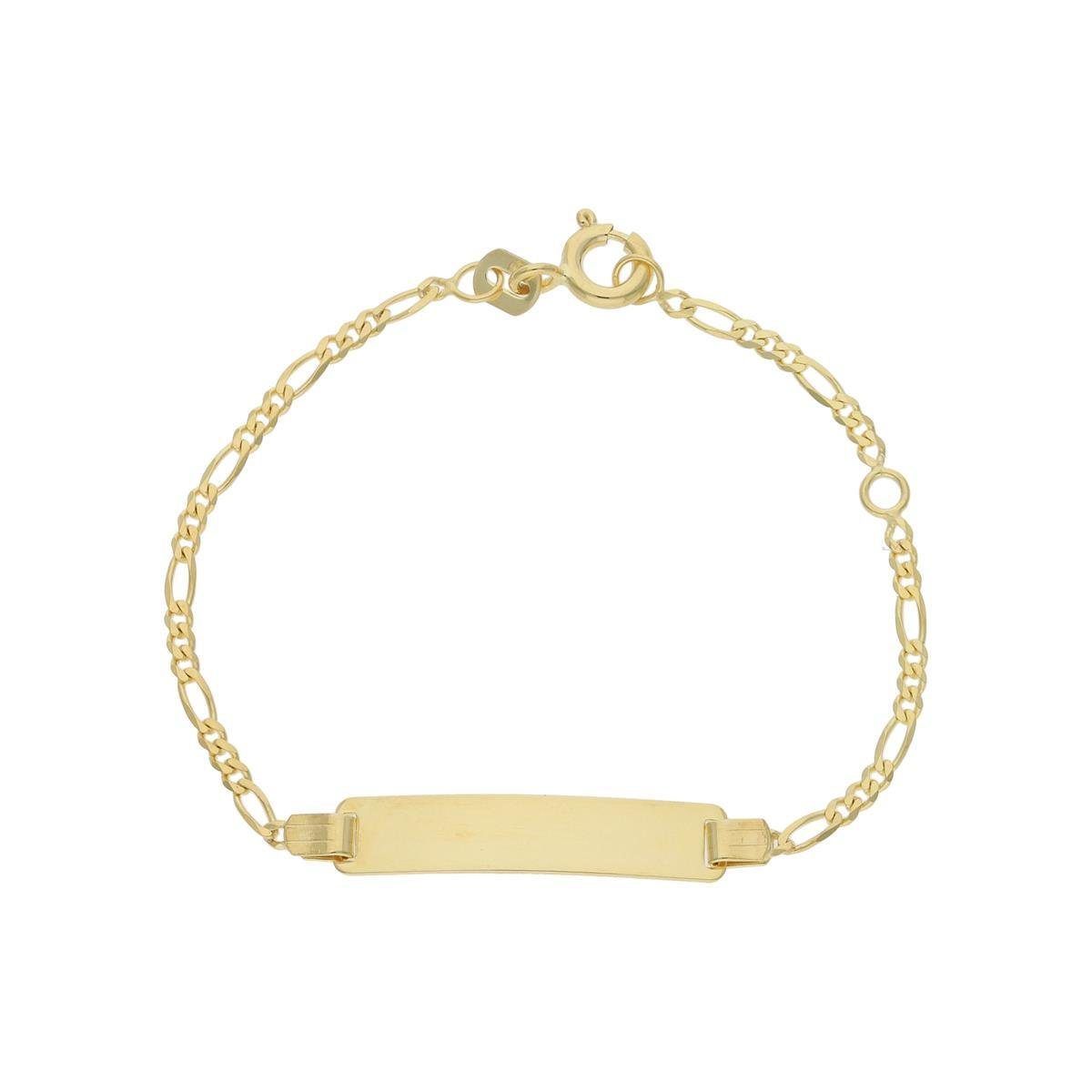 JuwelmaLux ID Armband JuwelmaLux ID Armband 333/000 (8 Karat) Gold mit Gravurplatte JL48-03- (kein Set, 1-tlg., kein Set)