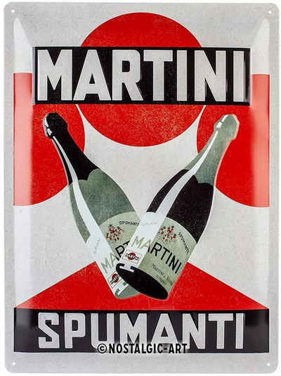Nostalgic-Art Metallschild Blechschild 30 x 40 cm - Martini - Martini Spumanti