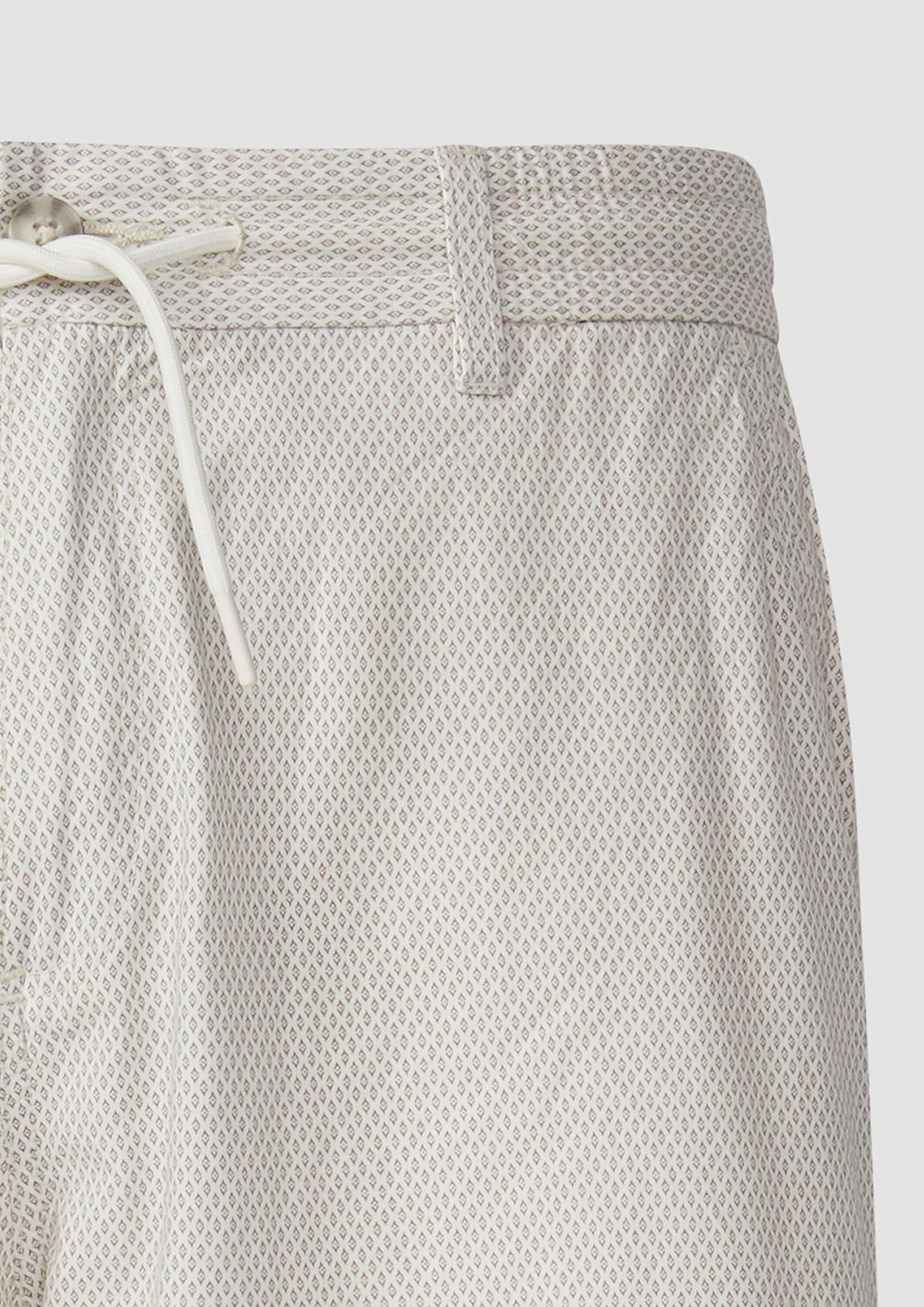 s.Oliver Shorts Bermuda DETROIT Relaxed-Fit-Bermuda mit Minimalmuster und Elastikbund