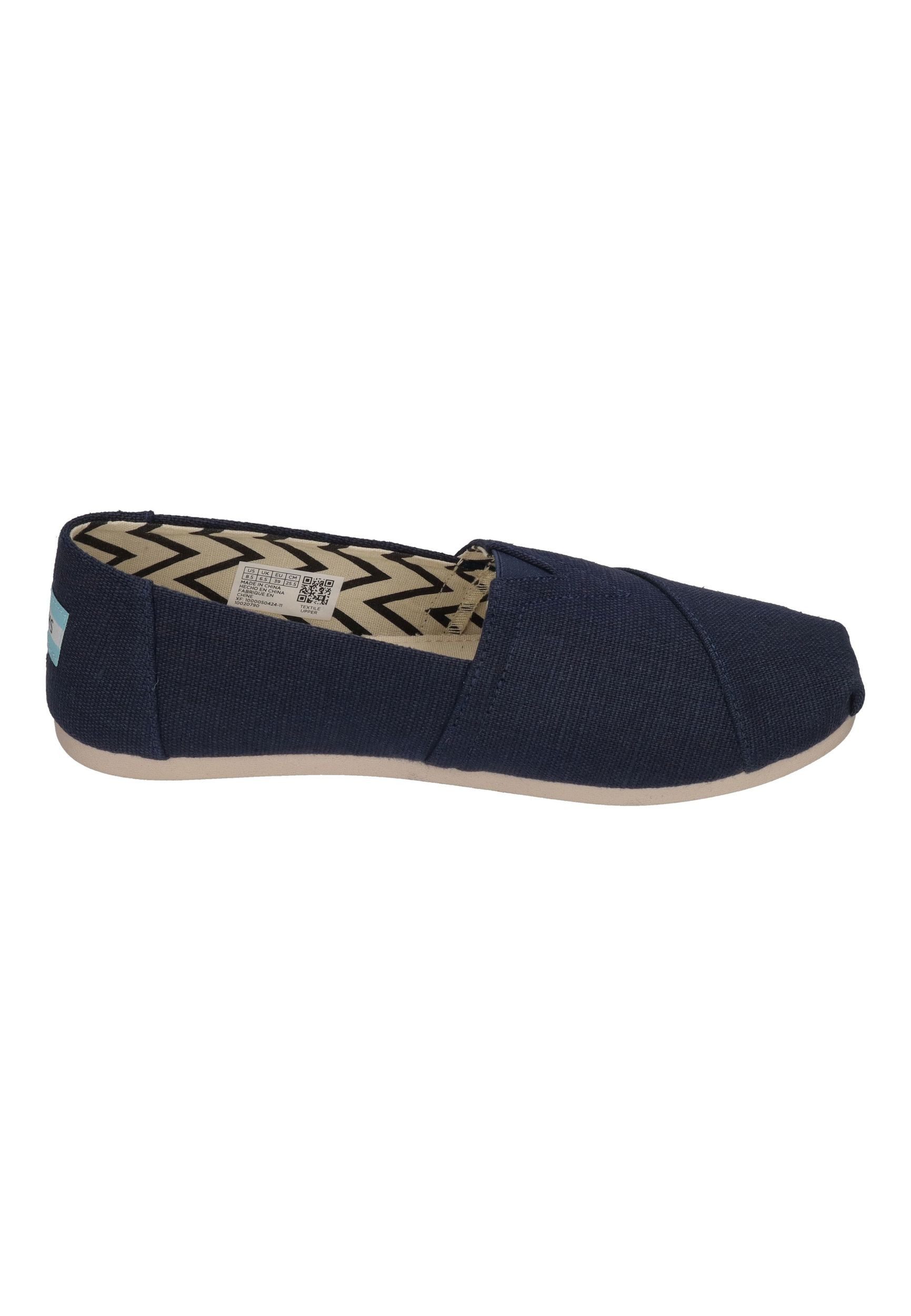 TOMS ALPARGATA WIDE Espadrille Navy Heritage