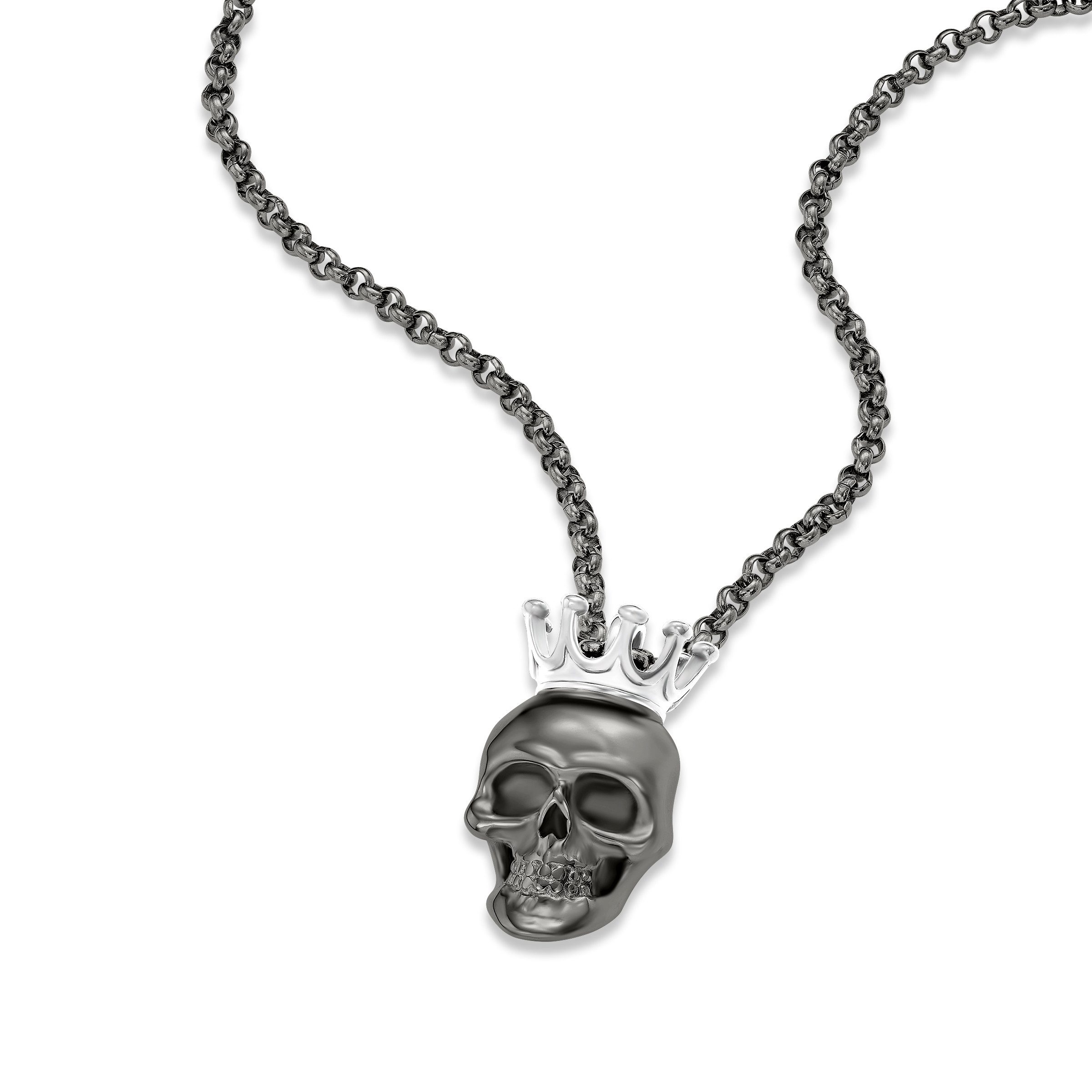 Police Kette mit Anhänger Iconic Skull Totenkopf