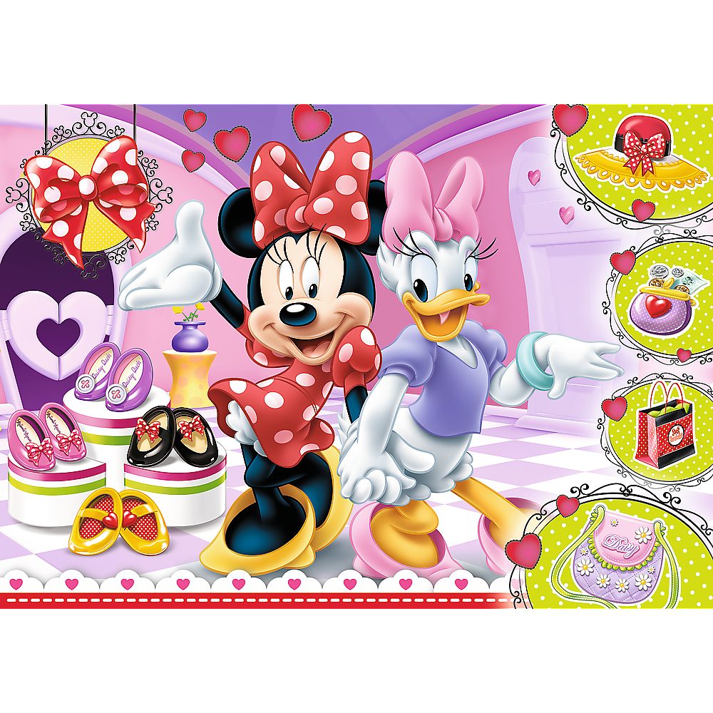 Disney Minnie Mouse Puzzle Minnie Mouse Puzzle 100 Teile Ideal für Mädchen und Jungen, Puzzleteile