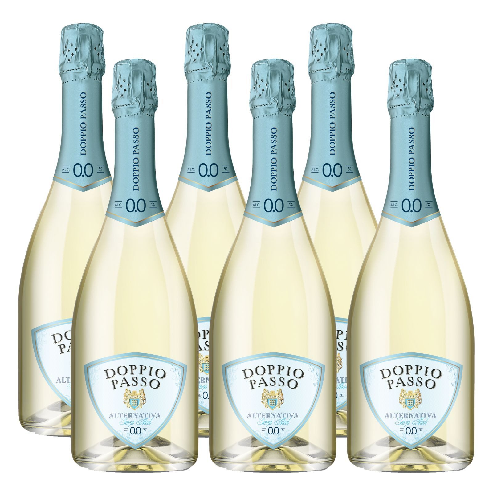Doppio Passo Sekt Doppio Passo Alternativa Sparkling 0,0% (6x0,75 l)