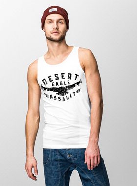 Neverless Tanktop Herren Tank-Top Adler Aufschrift Desert Eagle Assault Muskelshirt Muscle Shirt Neverless® mit Print