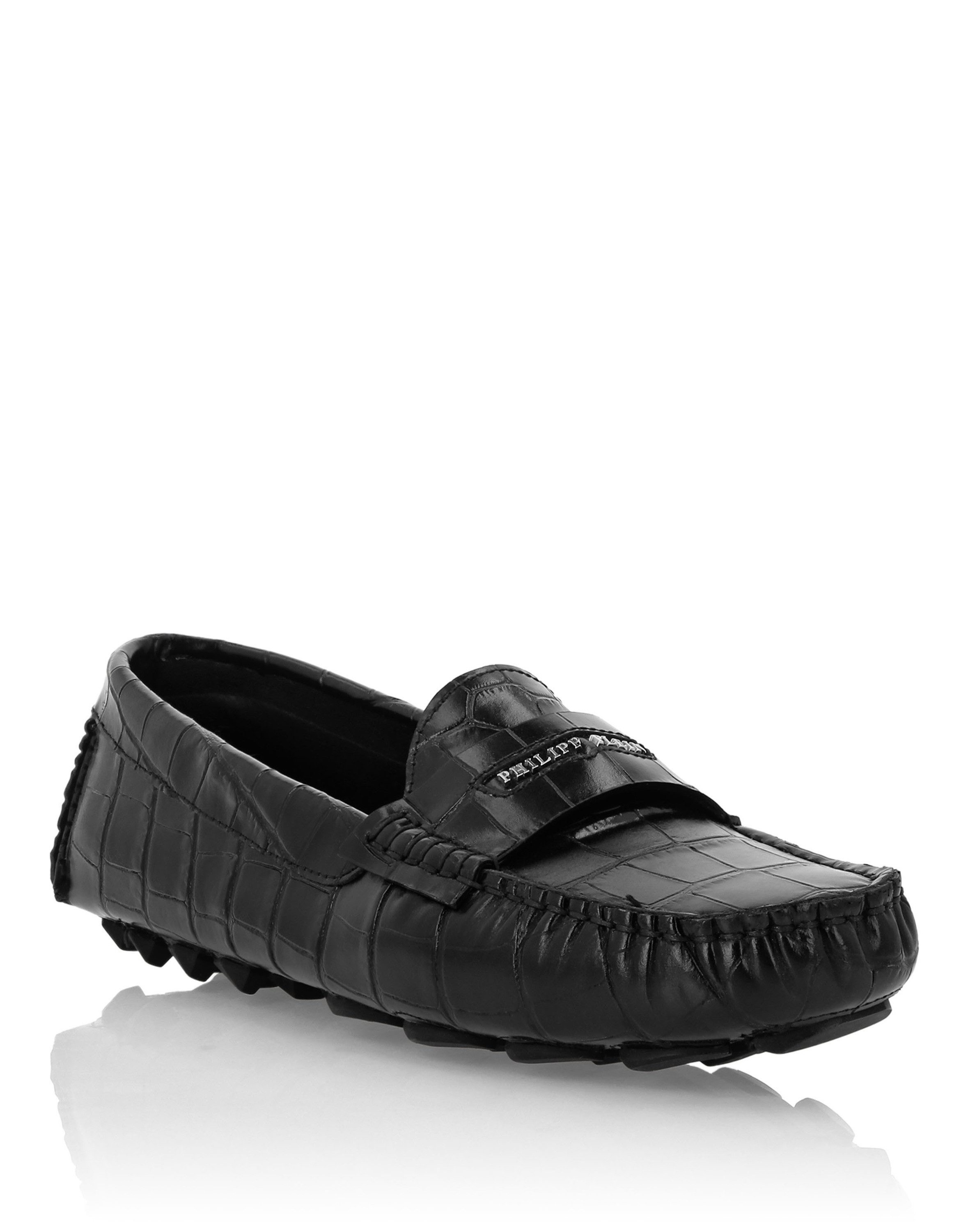 PHILIPP PLEIN Crocco Print Mokassin
