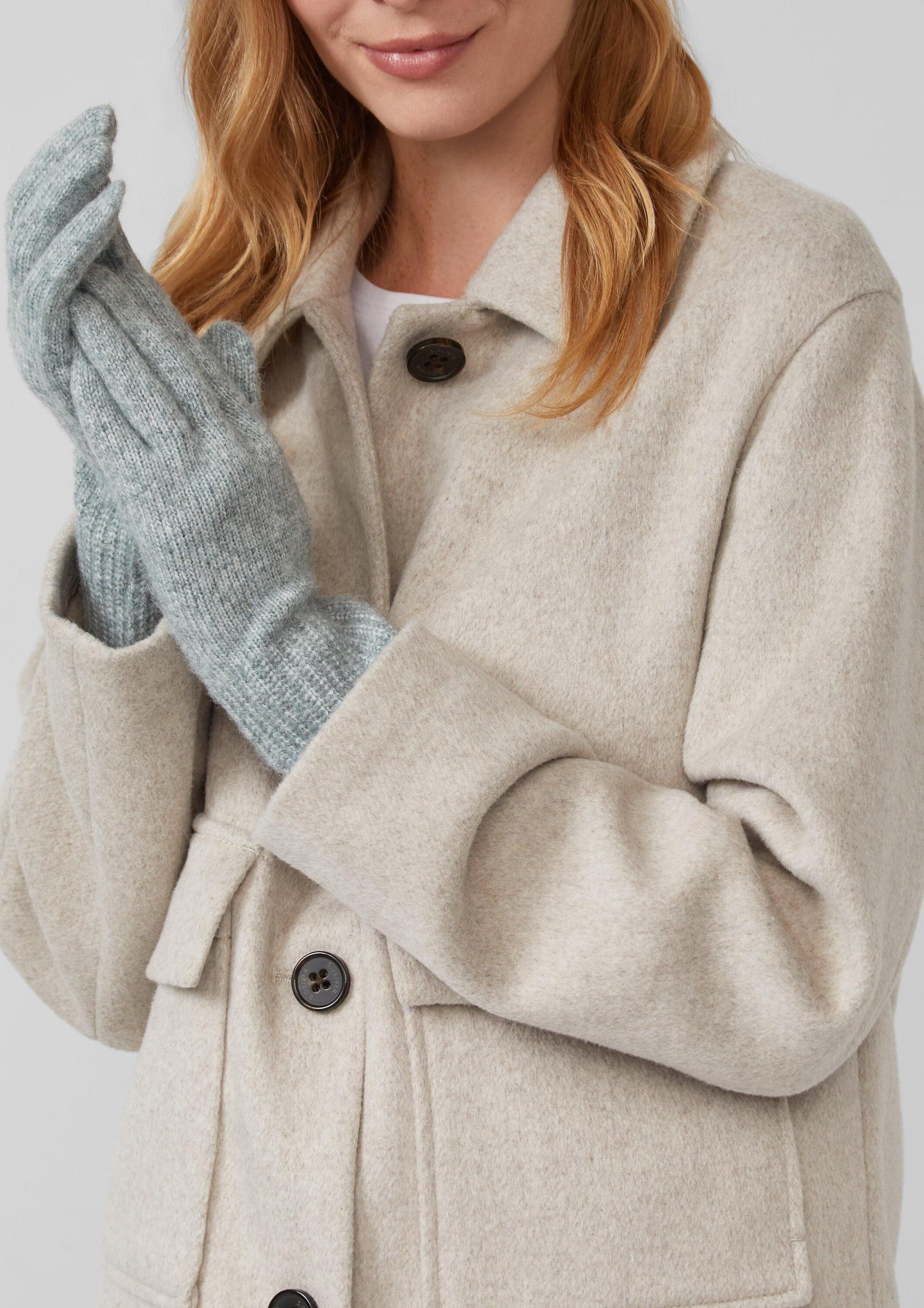 s.Oliver Strickhandschuhe Handschuhe Strickhandschuhe aus Wollmix günstig online kaufen