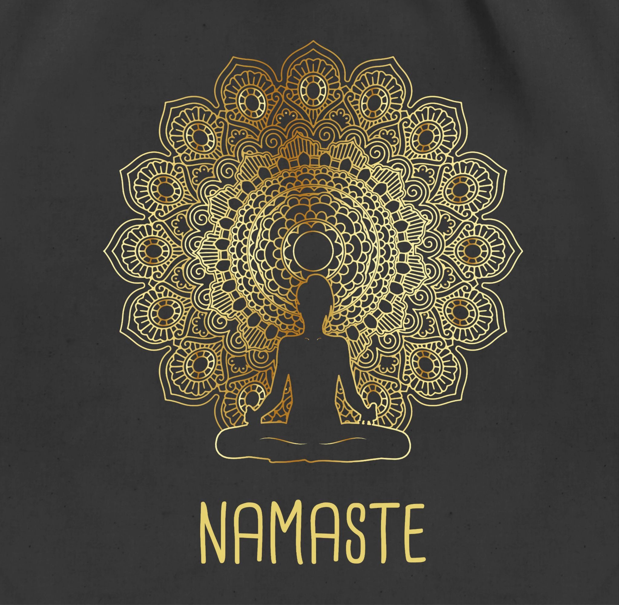 Shirtracer Turnbeutel Namaste Yoga Chakra Mandala, günstig online kaufen