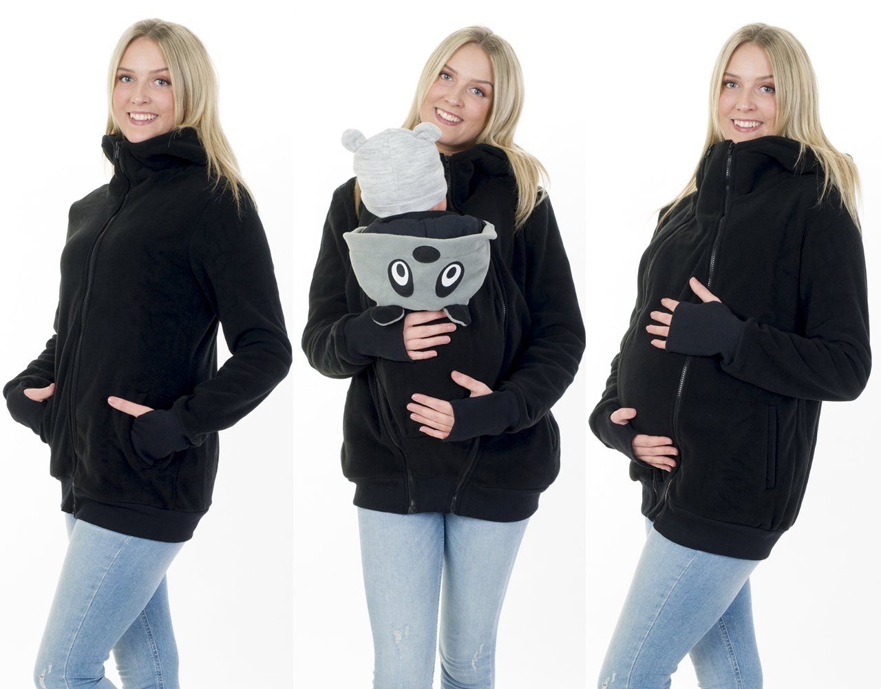 Divita-Mode Umstandsjacke »3in1 Tragejacke Umstandsjacke Fleece 54« (1-St)  online kaufen | OTTO
