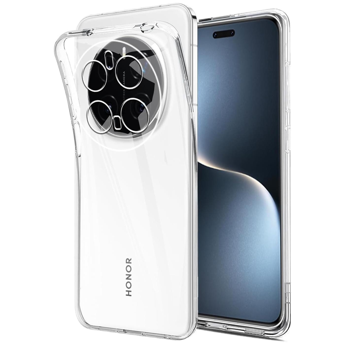 CoolGadget Handyhülle Transparent Ultra Slim Case für Honor Magic 7 Pro 6,8 Zoll, Silikon Hülle Dünne Schutzhülle für Honor Magic7 Pro Hülle