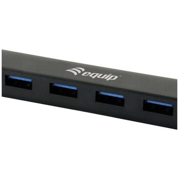 Equip USB-Verteiler Equip 4 Port USB-C® (USB 3.2 Gen 2) Multiport Hub Schwarz