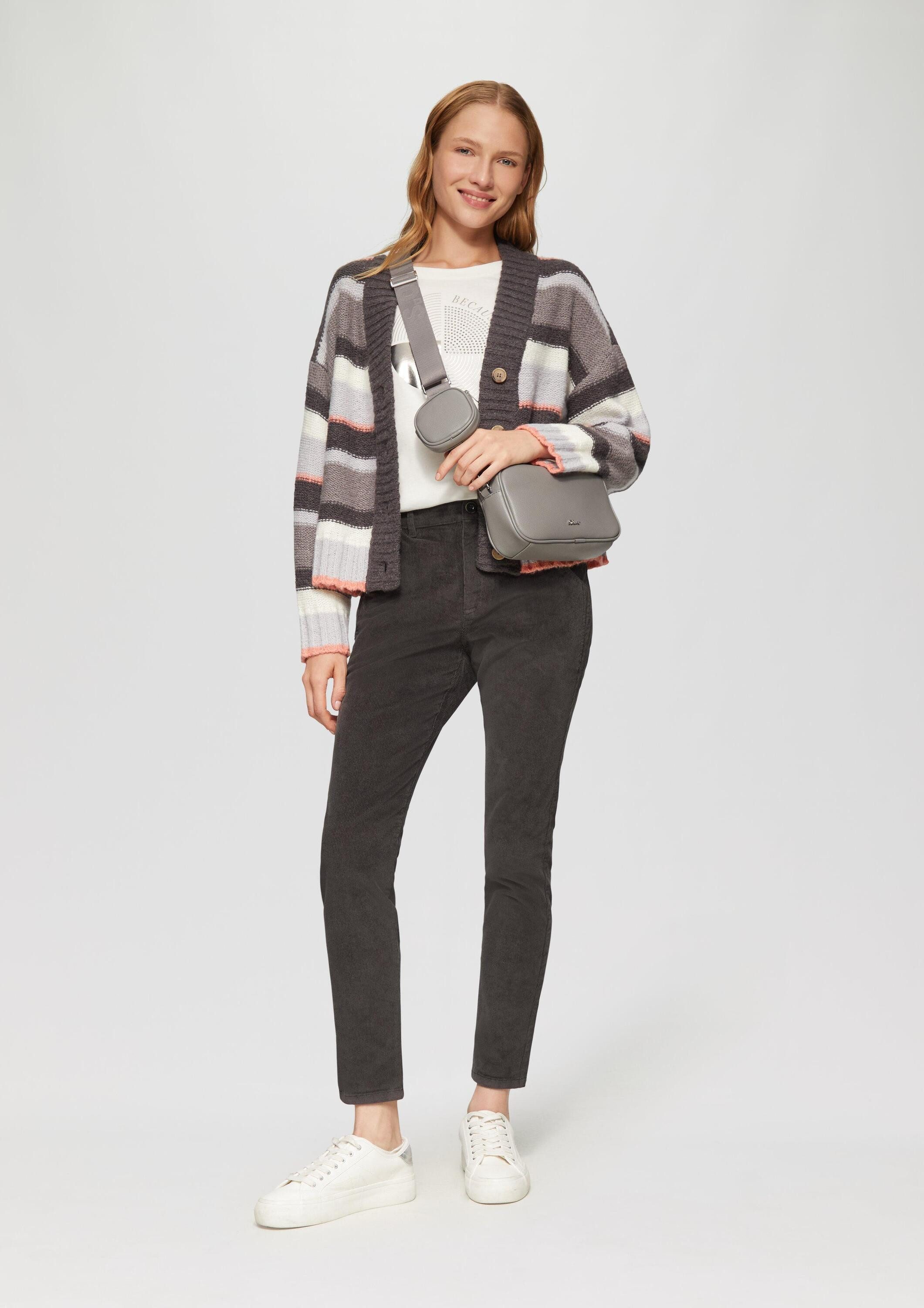 s.Oliver Chinos Hose Cordhose im Slim Fit