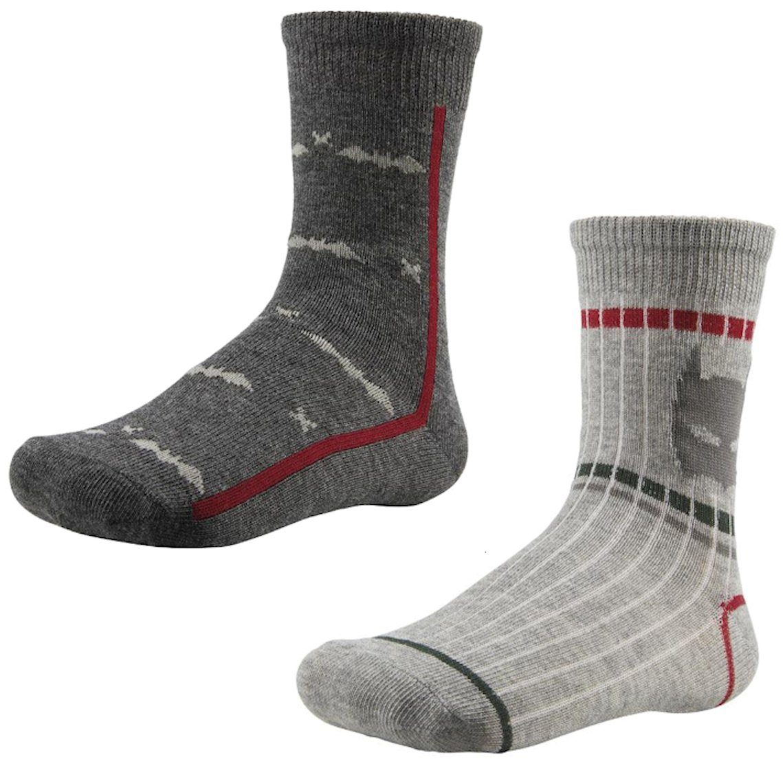YSABEL MORA Socken Ysabel Mora 4er Pack Jungen Socken Strümpfe blau grau Fledermaus (4-Paar)