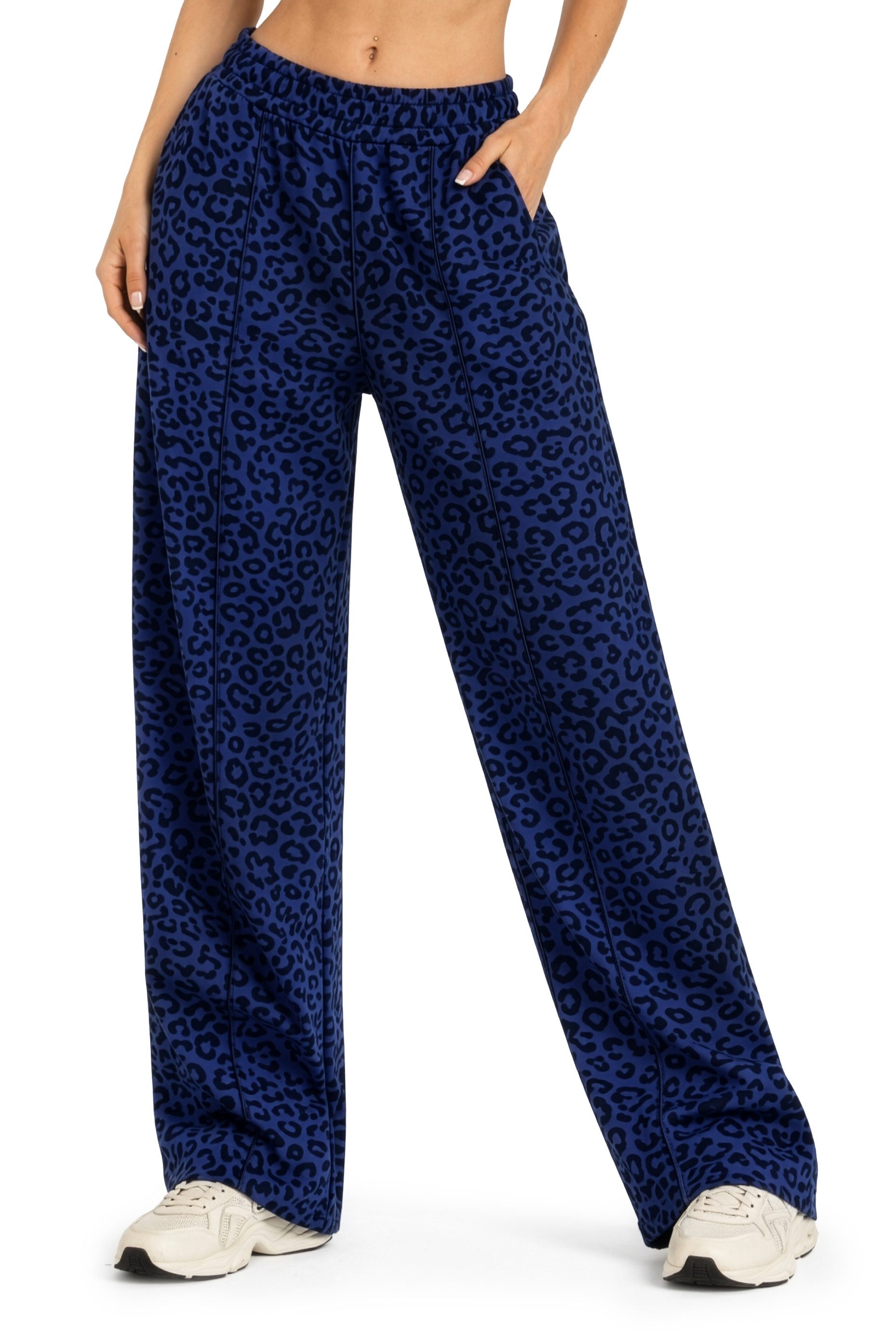 Smilodox Jogginghose Damen Siara, Bequeme Freizeithose mit Seitentaschen, Gym & Homewear Trainingshose mit verstellbarem Beinabschluss