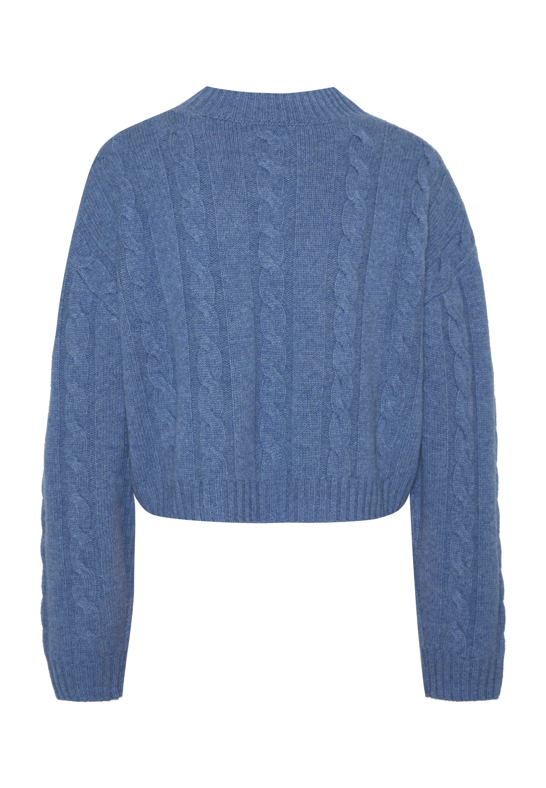 Style Republic Rollkragenpullover Merino- Kaschmir Gemisch OVERSIZED KURZER