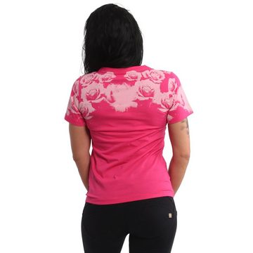 YAKUZA Rundhalsshirt Roses