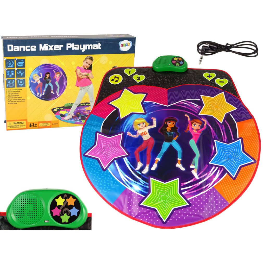LEAN TOYS Spiel Tanzmatte Arcade Spiel Dancing Stars