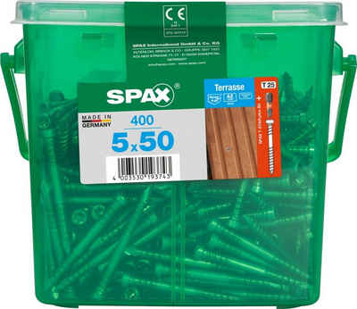SPAX Terrassenschraube Spax Terrassenschrauben 5.0 x 50 mm TX 25 - 400